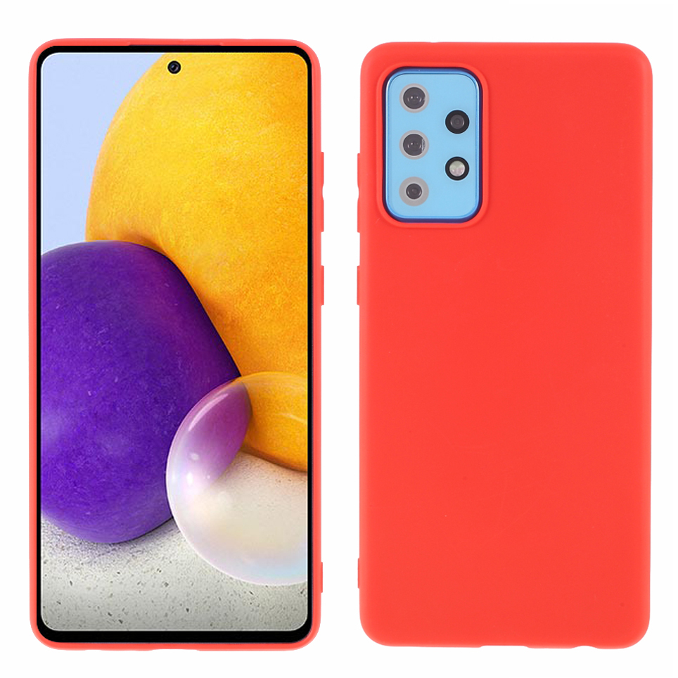 Матовый Случай TPU Для Samsung Galaxy A72 5G / 4G Аксессуар Для Мобильного Телефона - Красный, Galaxy A72 5G
Матовый Случай TPU Для Samsung Galaxy A72 5G / 4G Аксессуар Для Мобильного Телефона - Красный, Galaxy A72 5G