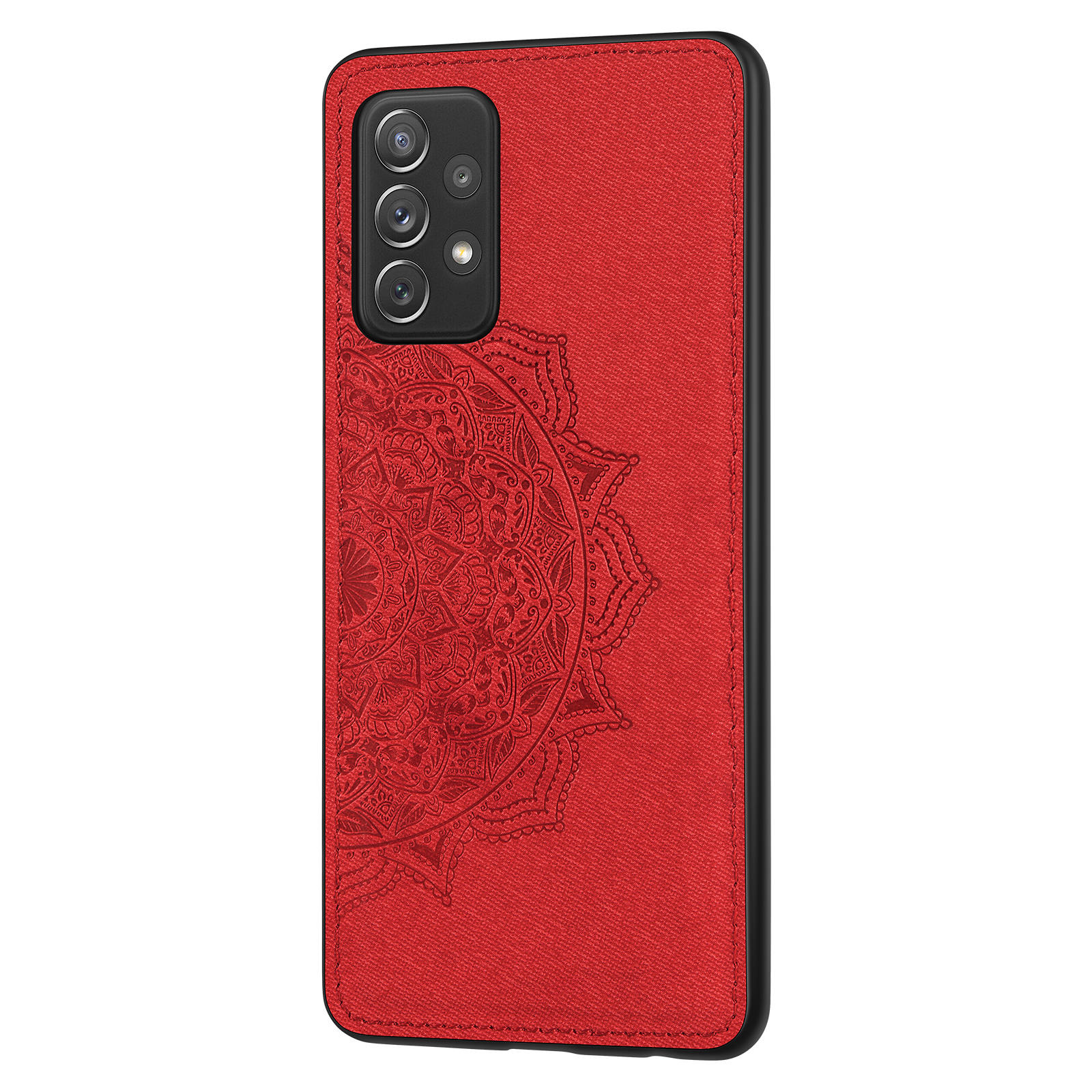 Imprint Mandala Flower Leather Coated PC + TPU Phone Case for Samsung Galaxy A52 5G/4G / A52s 5G - Red, Galaxy A52 5G
Imprint Mandala Flower Leather Coated PC + TPU Phone Case for Samsung Galaxy A52 5G/4G / A52s 5G - Red, Galaxy A52 5G