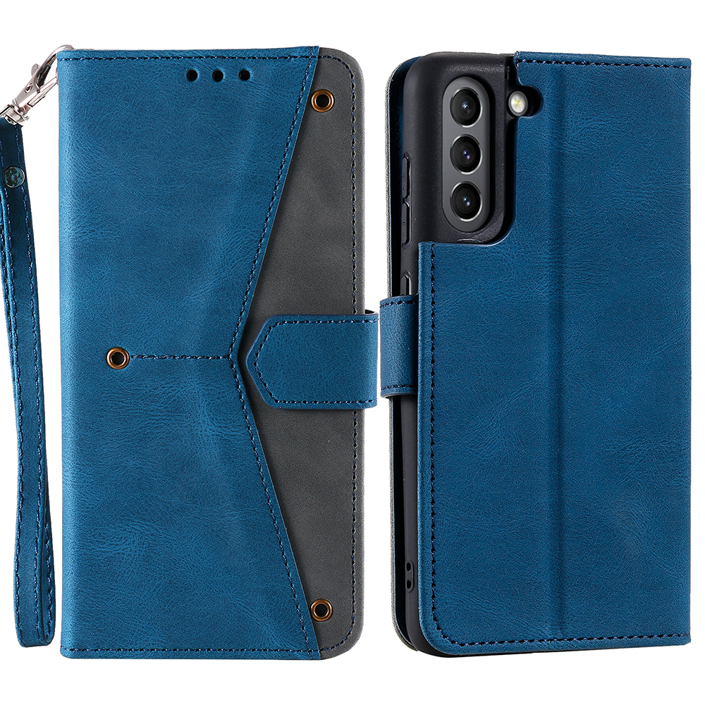 Splicing Stitching Skin-touch PU Leather Case Stand Protector Cover for Samsung Galaxy S21 FE - Blue, Galaxy S21 FE 5G
Splicing Stitching Skin-touch PU Leather Case Stand Protector Cover for Samsung Galaxy S21 FE - Blue, Galaxy S21 FE 5G