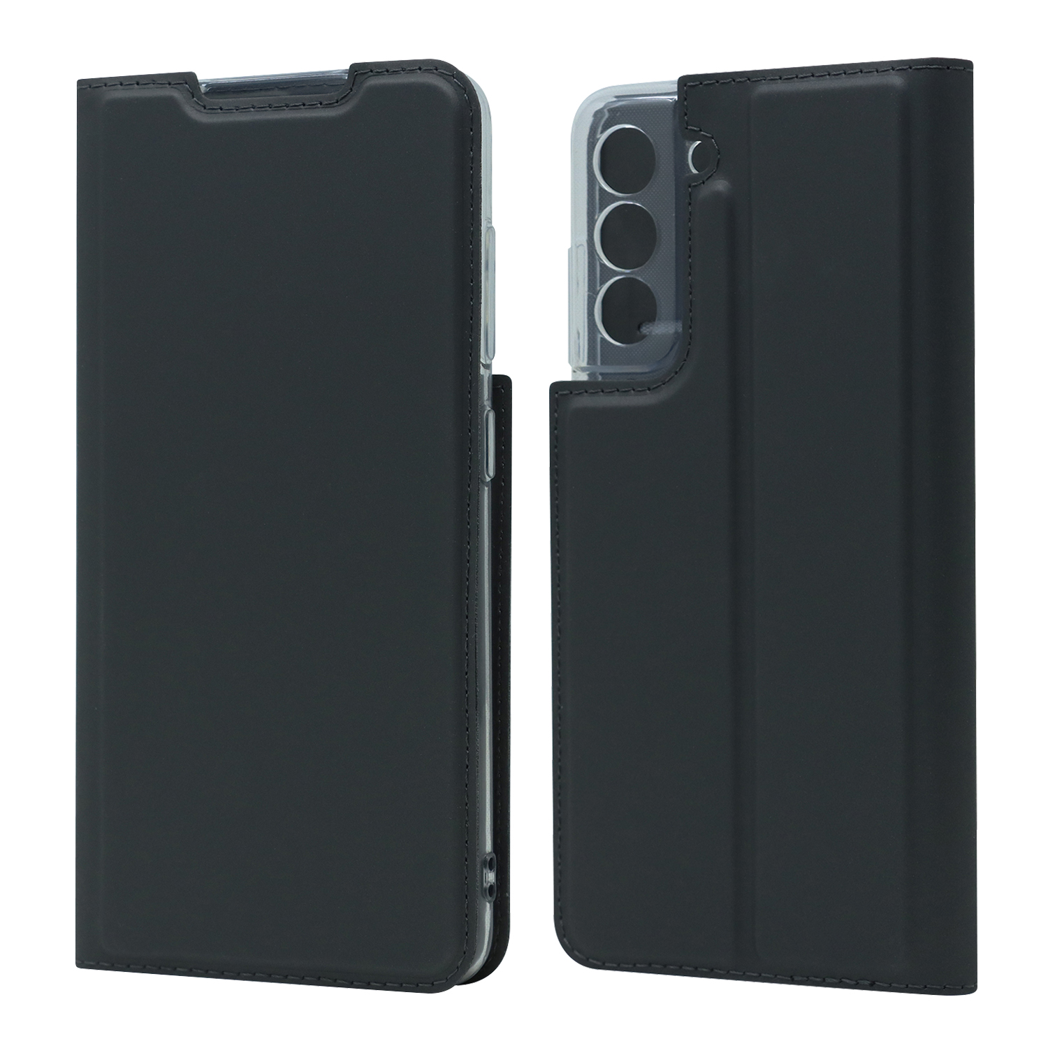 Magnetic Closure Leather Phone Protective Cover Stand Case with Card Slot for Samsung Galaxy S21 FE - Black, Galaxy S21 FE 5G
Magnetic Closure Leather Phone Protective Cover Stand Case with Card Slot for Samsung Galaxy S21 FE - Black, Galaxy S21 FE 5G
