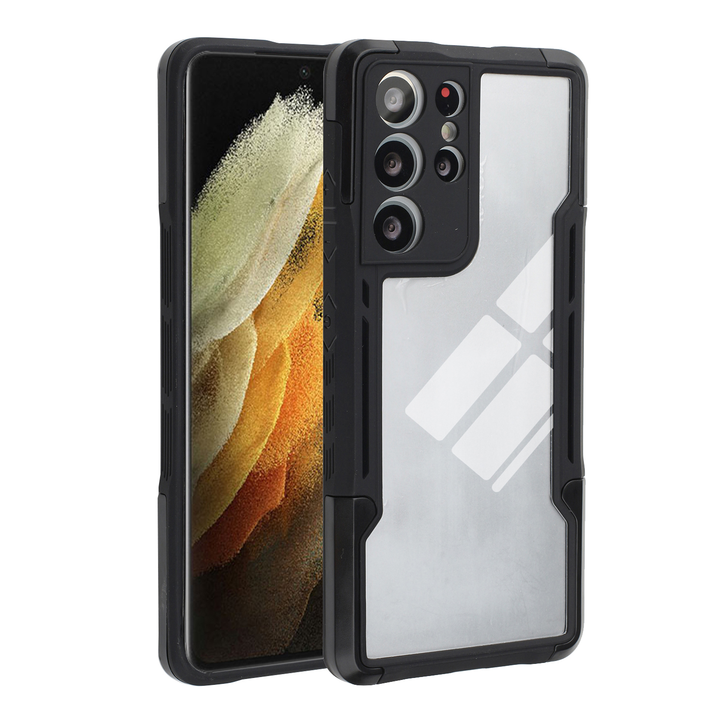 Shockproof 3-in-1 TPU+Acrylic Phone Protective Case Shell Cover for Samsung Galaxy S21 Ultra 5G - Black, Galaxy S21 Ultra 5G
Shockproof 3-in-1 TPU+Acrylic Phone Protective Case Shell Cover for Samsung Galaxy S21 Ultra 5G - Black, Galaxy S21 Ultra 5G
