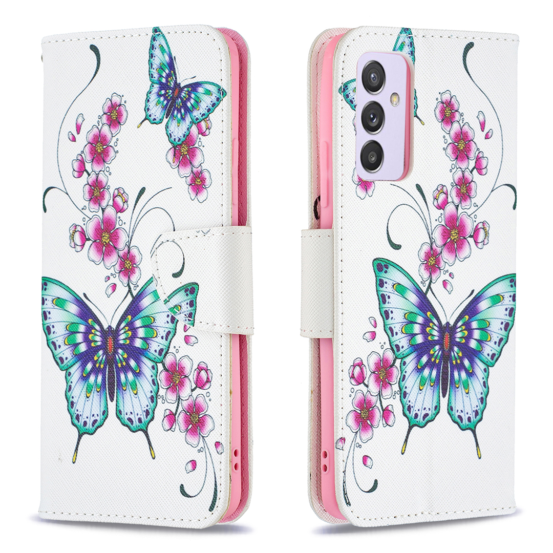 Pattern Printing Wallet Leather Stand Case for Samsung Galaxy A82 5G - Butterfly and Flowers, Galaxy A82 5G
Pattern Printing Wallet Leather Stand Case for Samsung Galaxy A82 5G - Butterfly and Flowers, Galaxy A82 5G
