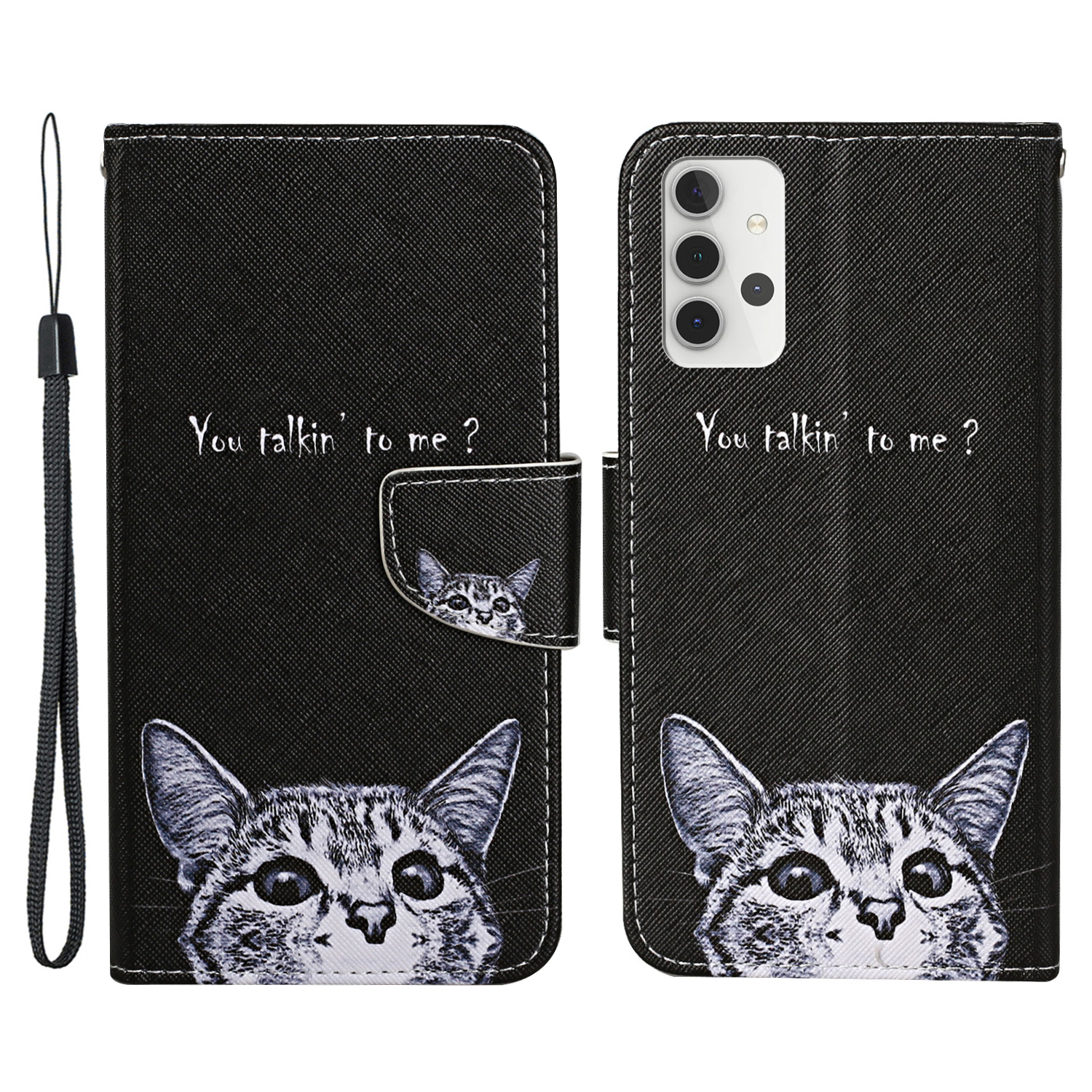 Pattern Printing Flip Leather Wallet Stand Protective Case for Samsung Galaxy A32 4G (EU Version) - Cat and Letters, Samsung Galaxy A32 4G (EU Version)
Pattern Printing Flip Leather Wallet Stand Protective Case for Samsung Galaxy A32 4G (EU Version) - Cat and Letters, Samsung Galaxy A32 4G (EU Version)