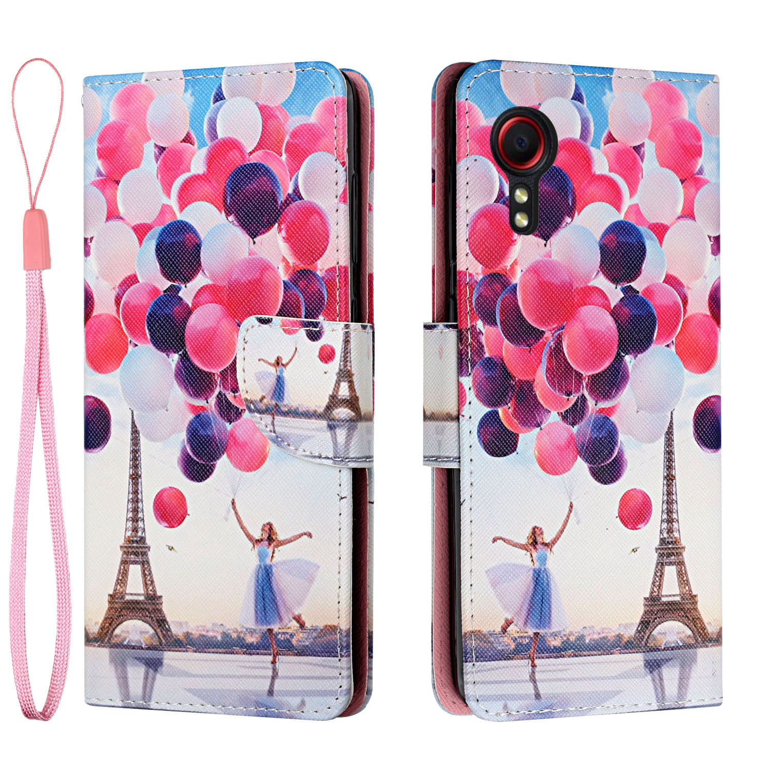 Pattern Printing Wallet Stand Design Leather Phone Case with Lanyard for Samsung Galaxy Xcover 5 - Balloon, Galaxy Xcover 5
Pattern Printing Wallet Stand Design Leather Phone Case with Lanyard for Samsung Galaxy Xcover 5 - Balloon, Galaxy Xcover 5