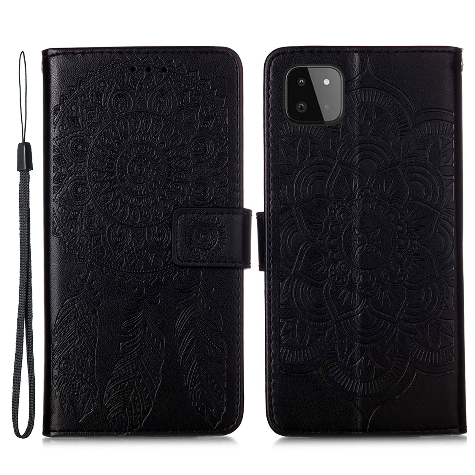 Catcher Dream Catcher Отпечаток Уолтовой Стенд Кожаный Защитный Чехол Для Телефона Для Samsung Galaxy A22 5G (версия США) - Чернить, Galaxy A22 5G (US Version)
Catcher Dream Catcher Отпечаток Уолтовой Стенд Кожаный Защитный Чехол Для Телефона Для Samsung Galaxy A22 5G (версия США) - Чернить, Galaxy A22 5G (US Version)