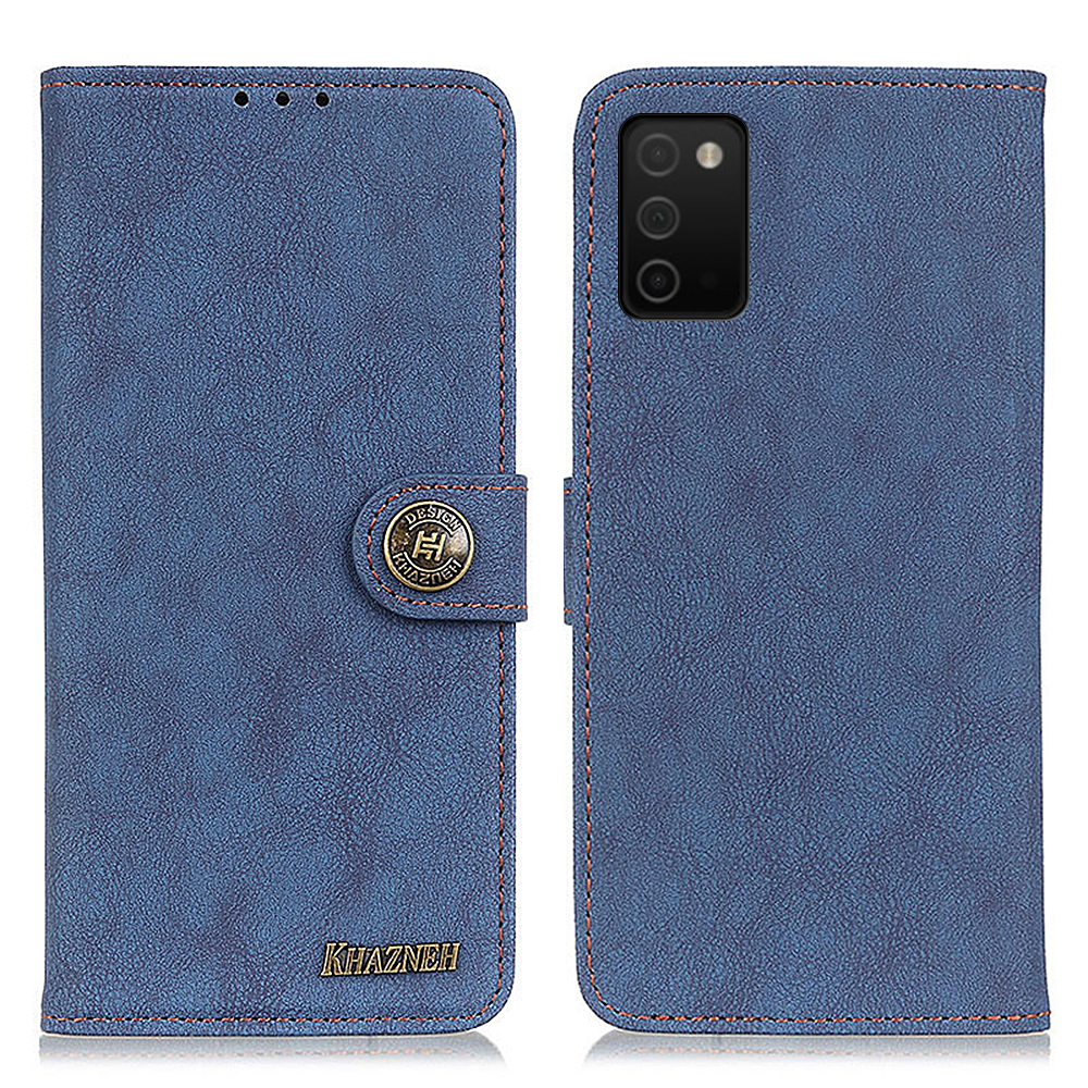 KHAZHEN Retro Split Leather Phone Case Wallet Stand Cover for Samsung Galaxy A03s (166.5 x 75.98 x 9.14mm) - Blue, Galaxy A03s (166.5 x 75.98 x 9.14mm)
KHAZHEN Retro Split Leather Phone Case Wallet Stand Cover for Samsung Galaxy A03s (166.5 x 75.98 x 9.14mm) - Blue, Galaxy A03s (166.5 x 75.98 x 9.14mm)