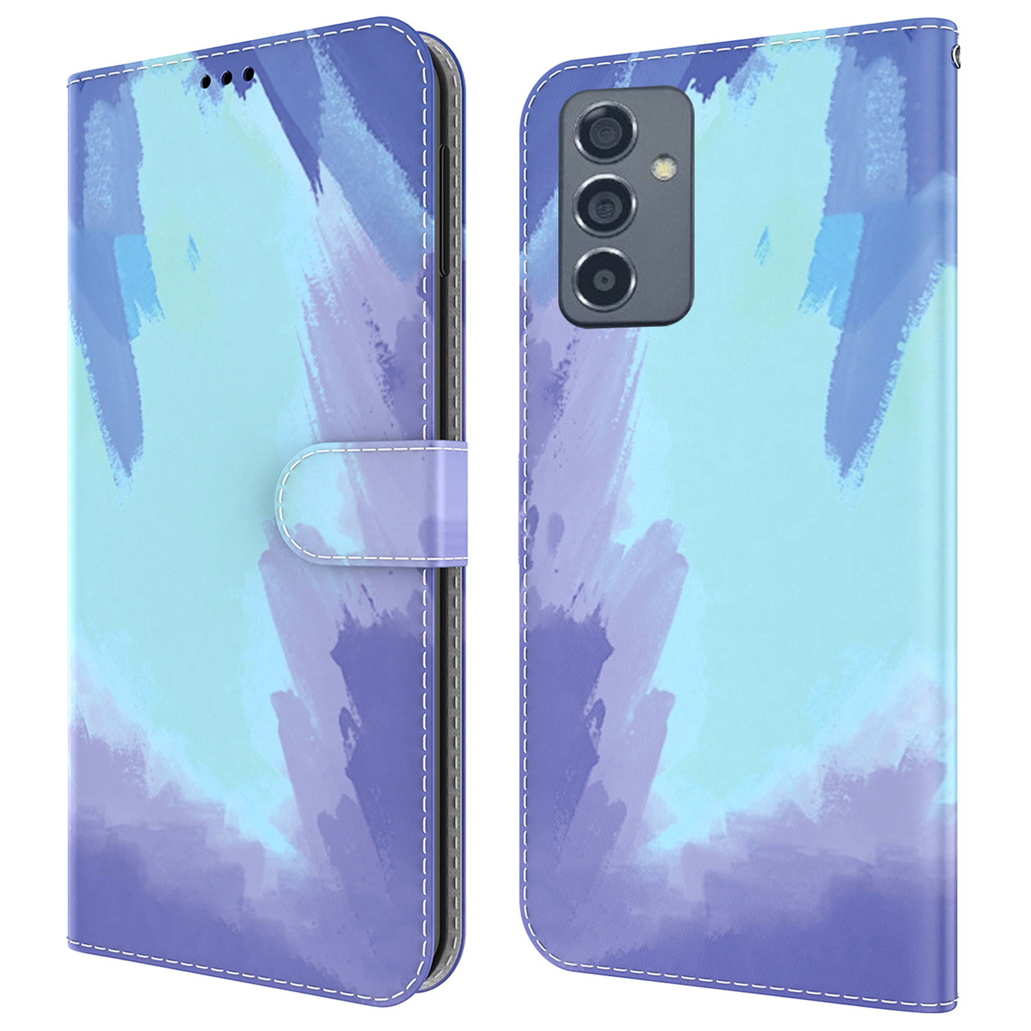 Wallet Stand Design Leather Phone Cover Case with Stylish Watercolor Pattern for Samsung Galaxy A82 5G - Winter Snow, Galaxy A82 5G
Wallet Stand Design Leather Phone Cover Case with Stylish Watercolor Pattern for Samsung Galaxy A82 5G - Winter Snow, Galaxy A82 5G