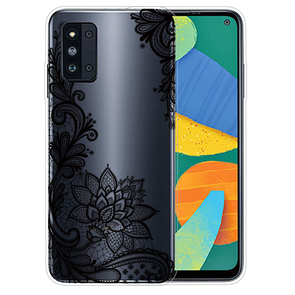 Dropproof Pattern Printing Flexible TPU Phone Case for Samsung Galaxy F52 5G - Lace Flower, Samsung Galaxy F52 5G
Dropproof Pattern Printing Flexible TPU Phone Case for Samsung Galaxy F52 5G - Lace Flower, Samsung Galaxy F52 5G