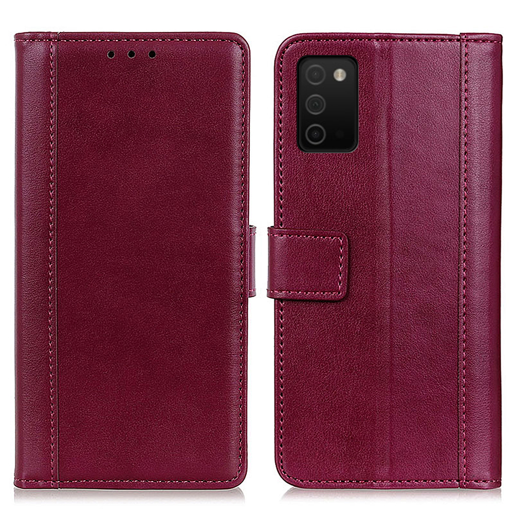 Leather Phone Stand Full-Protection Wallet Design Cover Case for Samsung Galaxy A03s (166.5 x 75.98 x 9.14mm) - Wine Red, Galaxy A03s (166.5 x 75.98 x 9.14mm)
Leather Phone Stand Full-Protection Wallet Design Cover Case for Samsung Galaxy A03s (166.5 x 75.98 x 9.14mm) - Wine Red, Galaxy A03s (166.5 x 75.98 x 9.14mm)