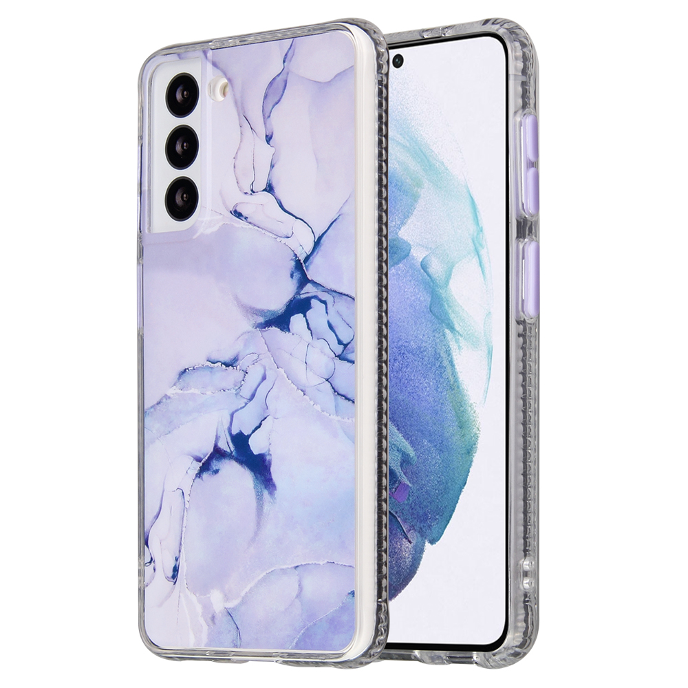 Для Samsung Galaxy S21 Fe Glaze Marble Pattern PC + TPU Гибридный Телефон Задний Чехол - Светло-фиолетовый, Galaxy S21 FE 5G
Для Samsung Galaxy S21 Fe Glaze Marble Pattern PC + TPU Гибридный Телефон Задний Чехол - Светло-фиолетовый, Galaxy S21 FE 5G