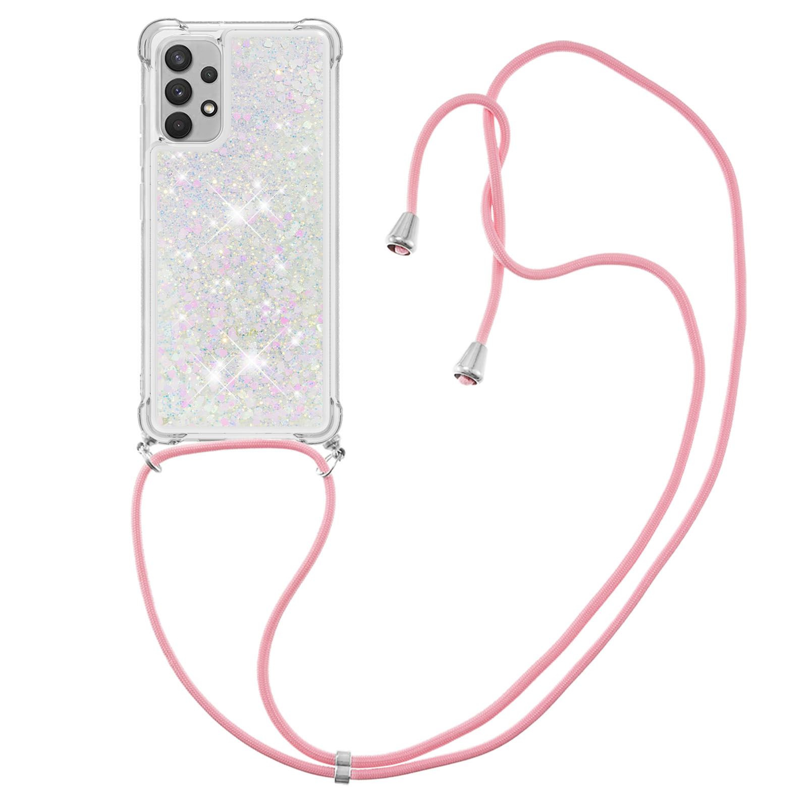 Sparkle Floating Shinity Quicksand Pattern Parted Clear Soft TPU Удаленная Защитная Тонкая Крышка Для Samsung Galaxy A32 4G (версия ЕС) - Блестящие Сердца, Galaxy A32 4G (EU Version)
Sparkle Floating Shinity Quicksand Pattern Parted Clear Soft TPU Удаленная Защитная Тонкая Крышка Для Samsung Galaxy A32 4G (версия ЕС) - Блестящие Сердца, Galaxy A32 4G (EU Version)