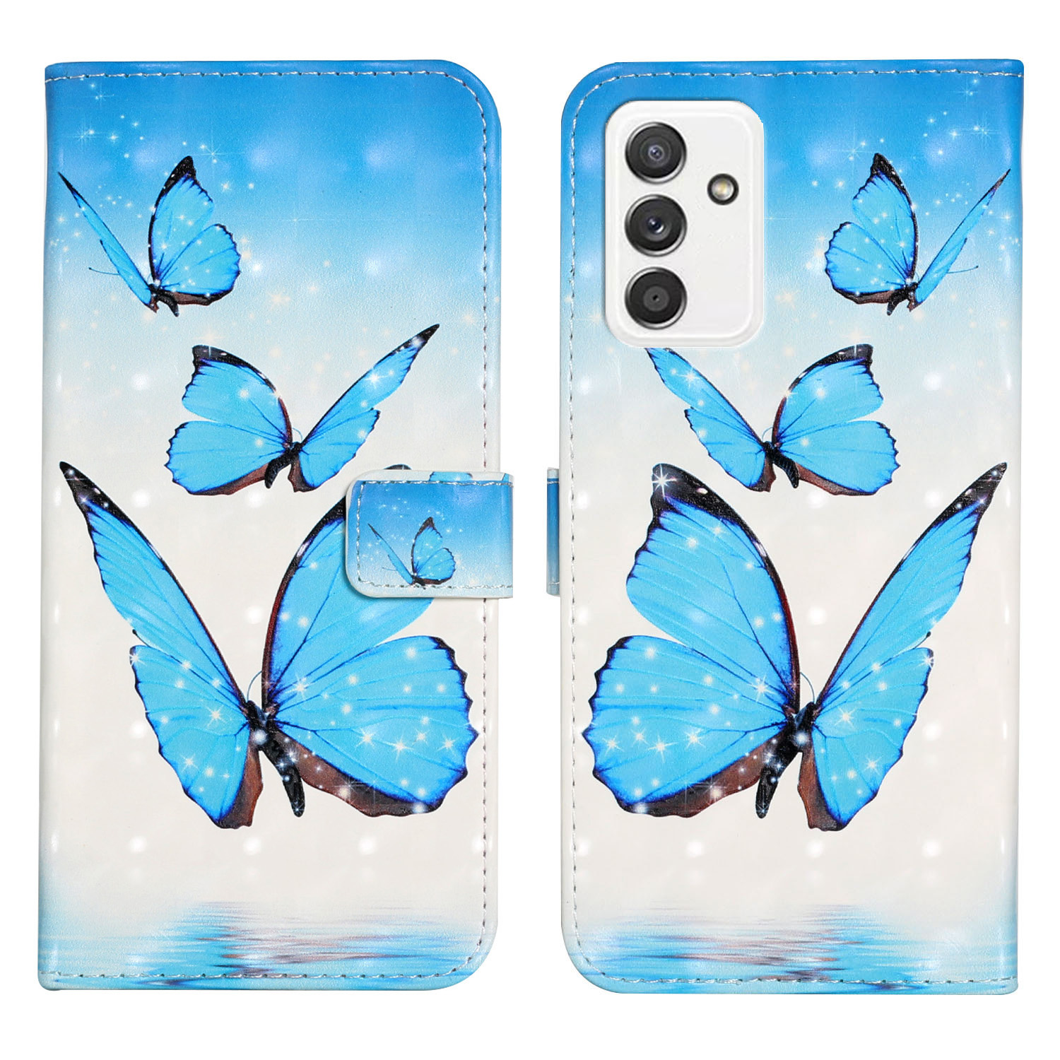 Full-Body Protective 3D Pattern Printing Flip PU Leather Wallet Case for Samsung Galaxy A82 5G - Blue Butterfly, Galaxy A82 5G
Full-Body Protective 3D Pattern Printing Flip PU Leather Wallet Case for Samsung Galaxy A82 5G - Blue Butterfly, Galaxy A82 5G