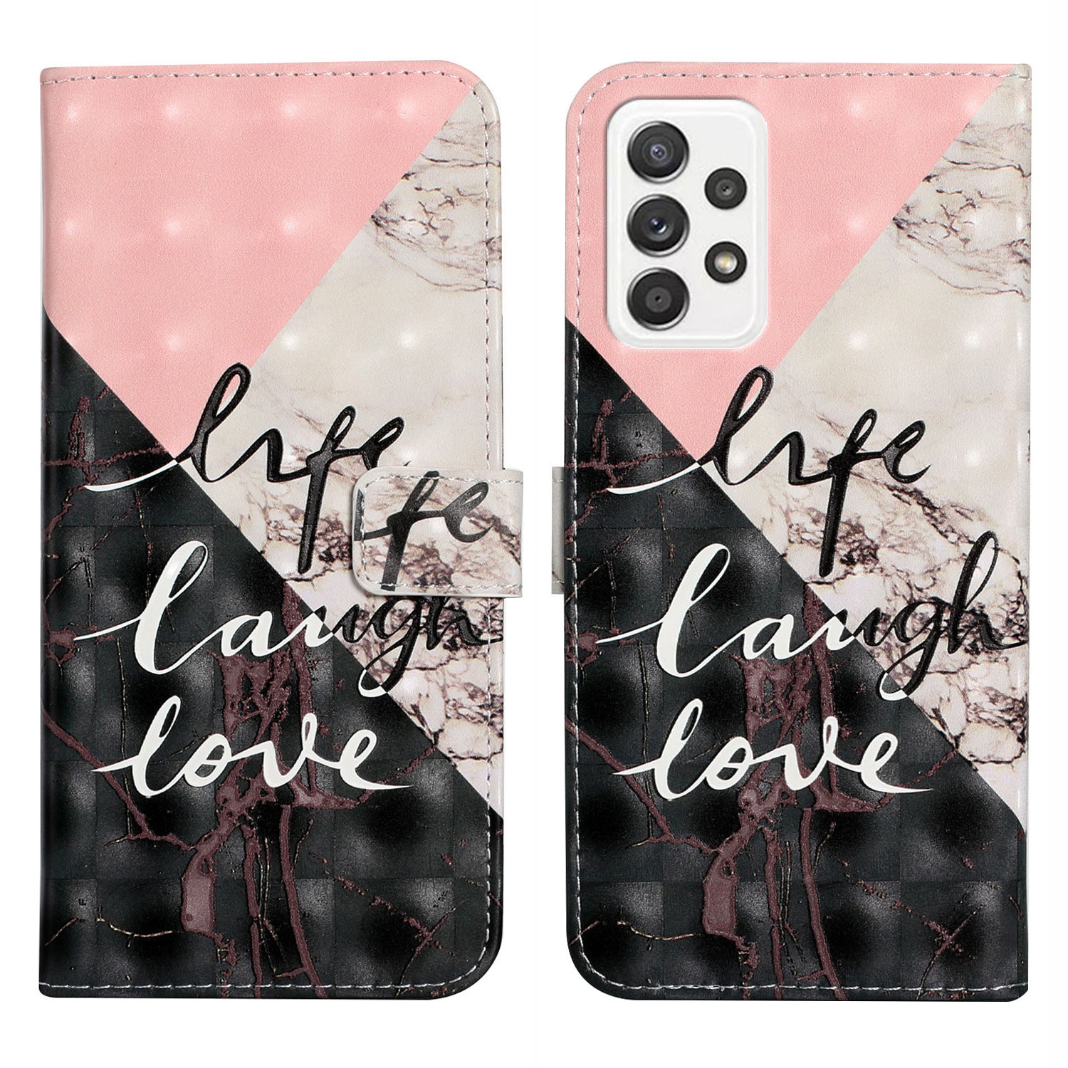 3D Cartoon Color Drawing Pattern PU Leather Wallet Stand Feature Flip Cover for Samsung Galaxy A52 4G/5G / A52s 5G - Tri-color, Galaxy A52 5G
3D Cartoon Color Drawing Pattern PU Leather Wallet Stand Feature Flip Cover for Samsung Galaxy A52 4G/5G / A52s 5G - Tri-color, Galaxy A52 5G