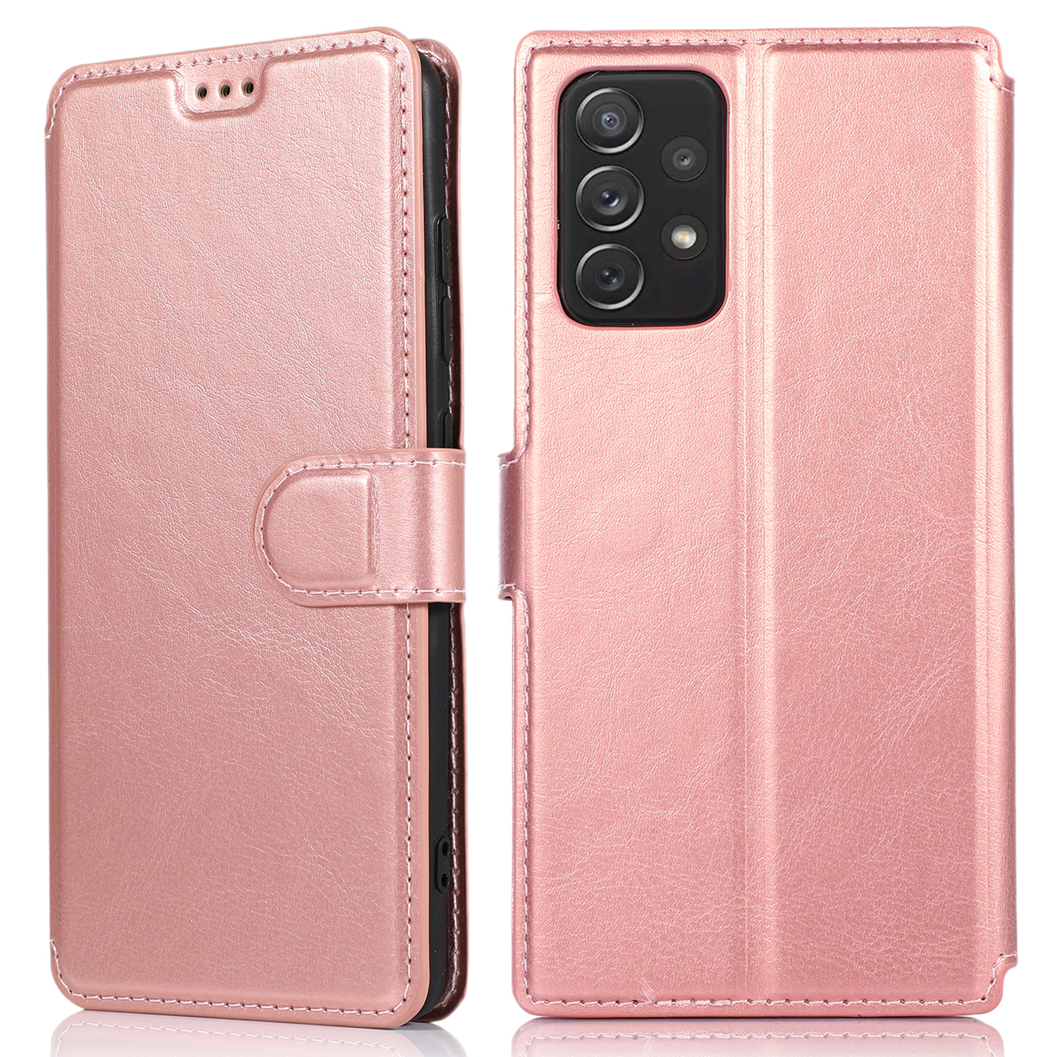 Обоснованный Кожаный Кожаный Кожаный Защитник PU Для Samsung Galaxy A72 4G/5G - Розовое Золото, Galaxy A72 4G
Обоснованный Кожаный Кожаный Кожаный Защитник PU Для Samsung Galaxy A72 4G/5G - Розовое Золото, Galaxy A72 4G