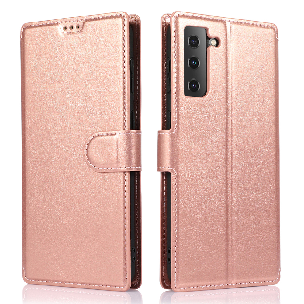 Кожаная Крышка Кошелька Защитная Корпус Для Мобильного Телефона Для Samsung Galaxy S21+ 5G - Розовое Золото, Galaxy S21+ 5G
Кожаная Крышка Кошелька Защитная Корпус Для Мобильного Телефона Для Samsung Galaxy S21+ 5G - Розовое Золото, Galaxy S21+ 5G