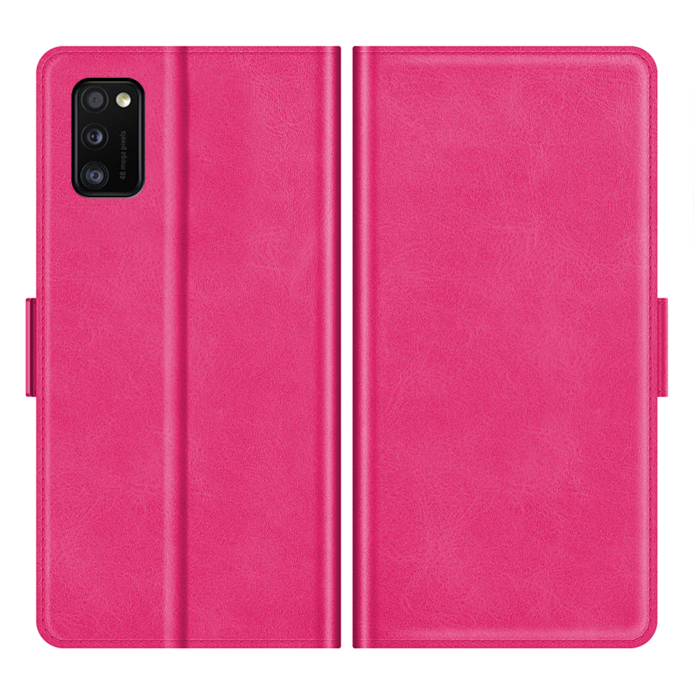 Wallet Design Dual Magnetic Clasp PU Leather Phone Stand Case Shell for Samsung Galaxy A41 (Global Version) - Rose, Galaxy A41 (Global Version)
Wallet Design Dual Magnetic Clasp PU Leather Phone Stand Case Shell for Samsung Galaxy A41 (Global Version) - Rose, Galaxy A41 (Global Version)