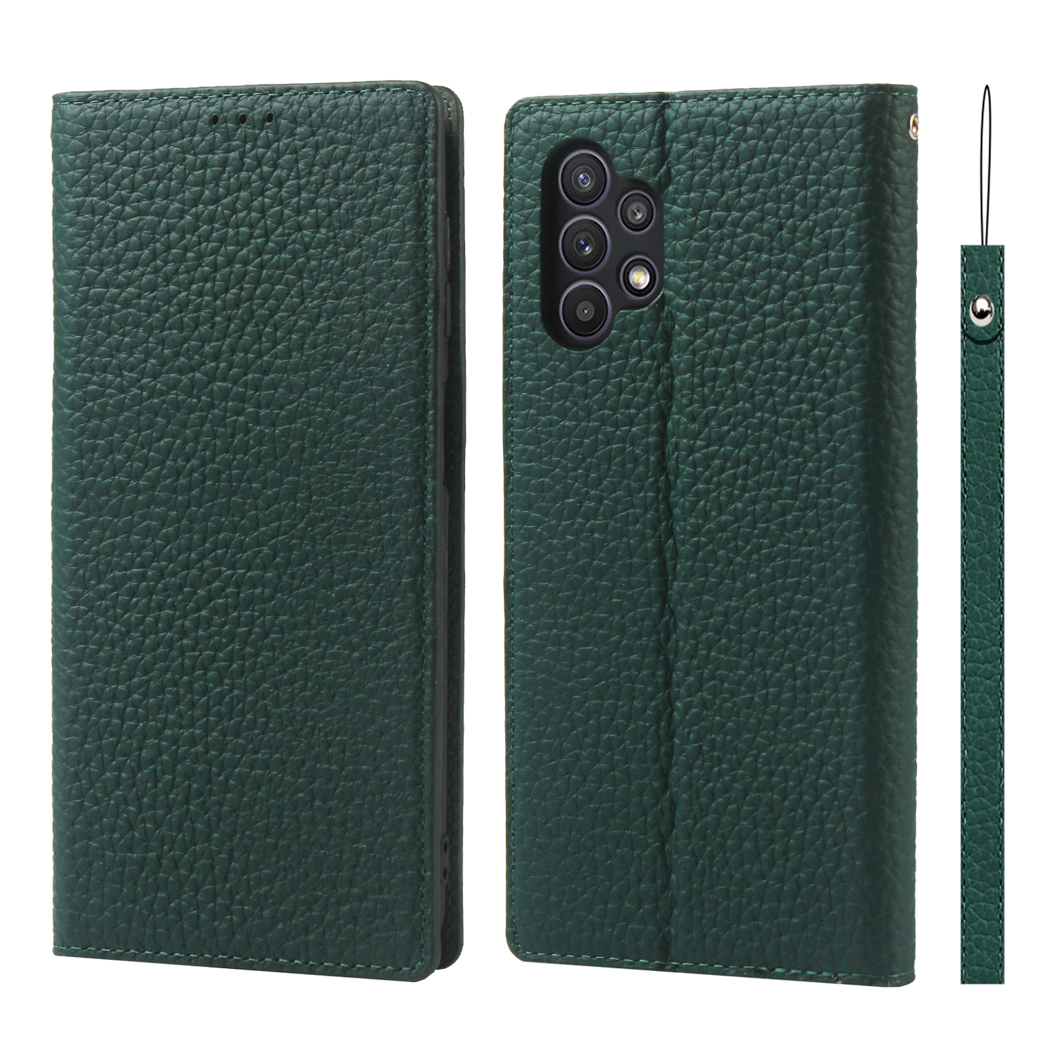 Подлинная Кожа Litchi Texture Swellet Cash с Ремешком Для Samsung Galaxy A32 5G/M32 5G - Зеленый, Galaxy A32 5G
Подлинная Кожа Litchi Texture Swellet Cash с Ремешком Для Samsung Galaxy A32 5G/M32 5G - Зеленый, Galaxy A32 5G