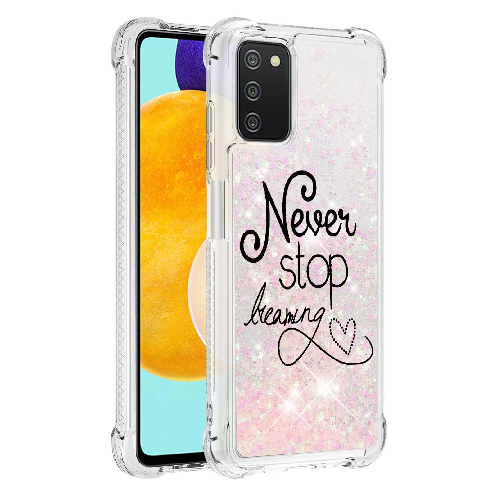 Bling Lique Quicksand Дизайн Sparkle Heavy Duty Protection С Крышкой Бампера TPU Для Samsung Galaxy A03S (166,5 X 75,98 X 9.14 Мм) - Не Переставайте Мечтать, Samsung Galaxy A03s (166.5 x 75.98 x 9.14mm)
Bling Lique Quicksand Дизайн Sparkle Heavy Duty Protection С Крышкой Бампера TPU Для Samsung Galaxy A03S (166,5 X 75,98 X 9.14 Мм) - Не Переставайте Мечтать, Samsung Galaxy A03s (166.5 x 75.98 x 9.14mm)