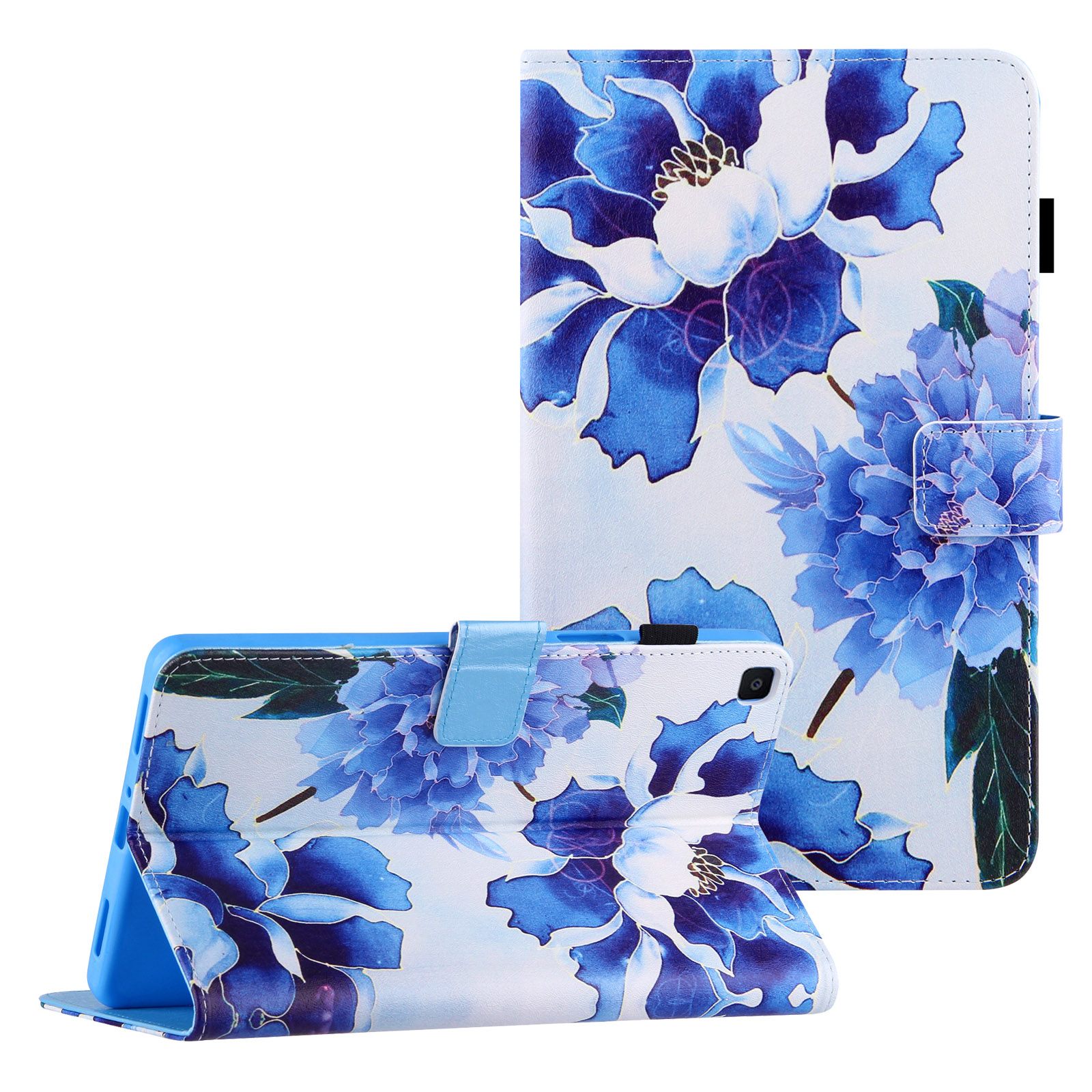 Silk Pattern Printing Slim PU Leather Folding Shell Cover with Magnetic Closure for Samsung Galaxy Tab A 8.0 Wi-Fi (2019) / SM-T290 / SM-T295 - Blue Flower, Galaxy Tab A 8.0 (2019)
Silk Pattern Printing Slim PU Leather Folding Shell Cover with Magnetic Closure for Samsung Galaxy Tab A 8.0 Wi-Fi (2019) / SM-T290 / SM-T295 - Blue Flower, Galaxy Tab A 8.0 (2019)