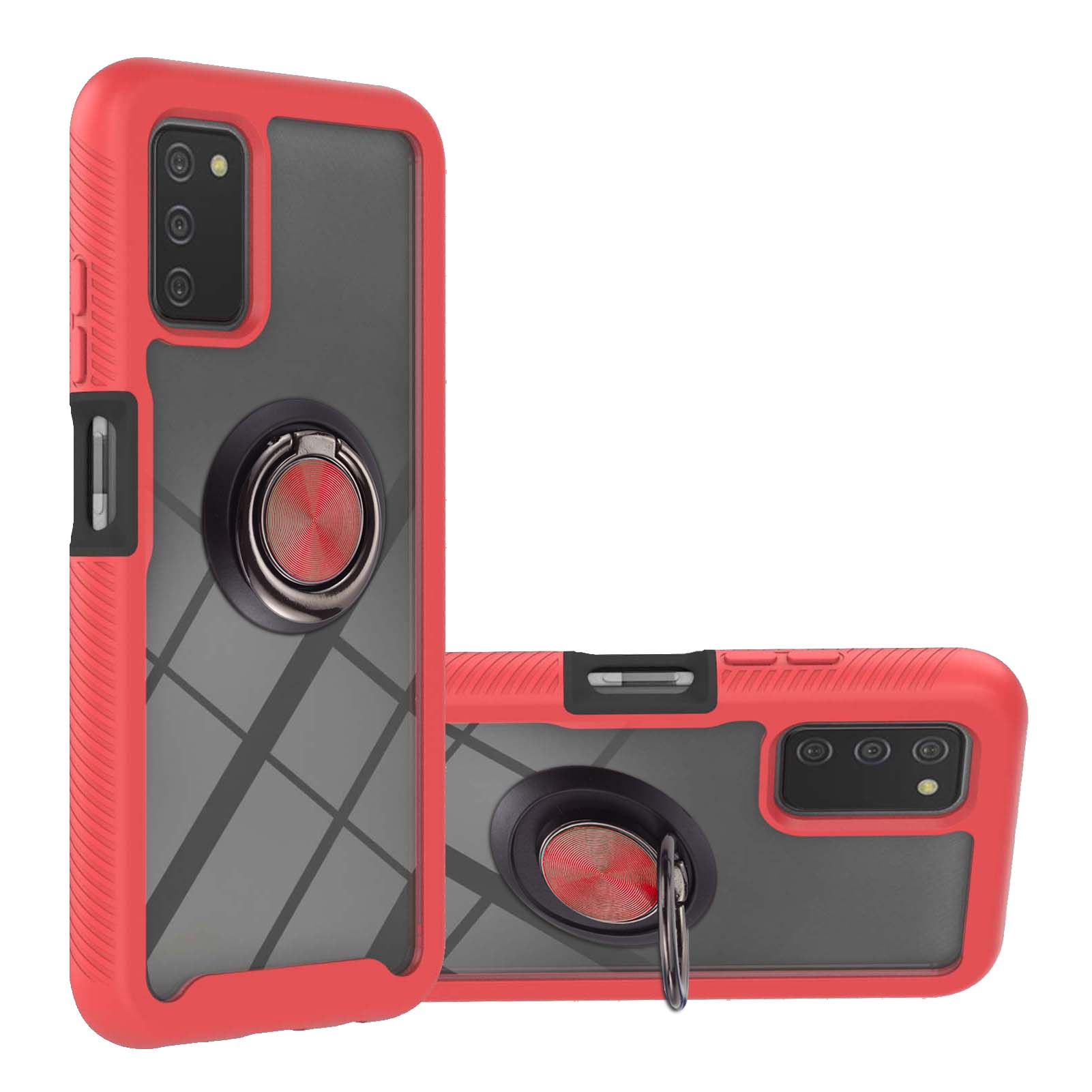 Кольцевая Форма Kickstand 3-в-1 TPU + PC Combo Hybrid Phone Back Case Для Samsung Galaxy A03s (166,5 x 75,98 x 9,14 Мм) - Красный, Samsung Galaxy A03s (166.5 x 75.98 x 9.14mm)
Кольцевая Форма Kickstand 3-в-1 TPU + PC Combo Hybrid Phone Back Case Для Samsung Galaxy A03s (166,5 x 75,98 x 9,14 Мм) - Красный, Samsung Galaxy A03s (166.5 x 75.98 x 9.14mm)