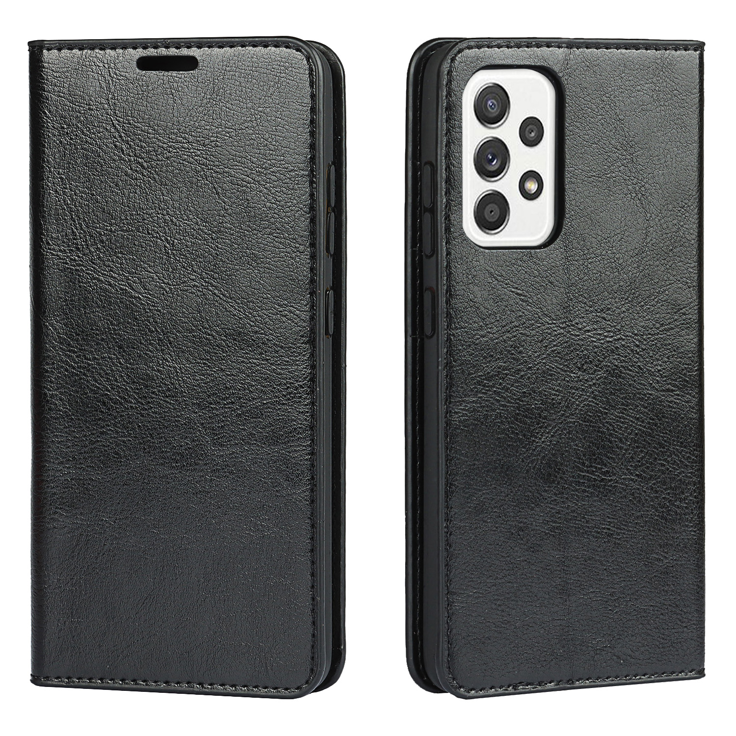 Crazy Horse Skin Genuine Leather Wallet Phone Case with Stand for Samsung Galaxy A52 4G/5G / A52s 5G - Black, Galaxy A52 5G
Crazy Horse Skin Genuine Leather Wallet Phone Case with Stand for Samsung Galaxy A52 4G/5G / A52s 5G - Black, Galaxy A52 5G