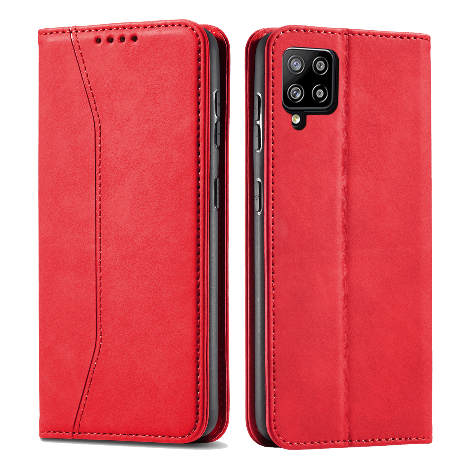 Double Folds Design Folio Flip Leather Wallet Phone Case for Samsung Galaxy A42 5G - Red, Galaxy A42 5G
Double Folds Design Folio Flip Leather Wallet Phone Case for Samsung Galaxy A42 5G - Red, Galaxy A42 5G