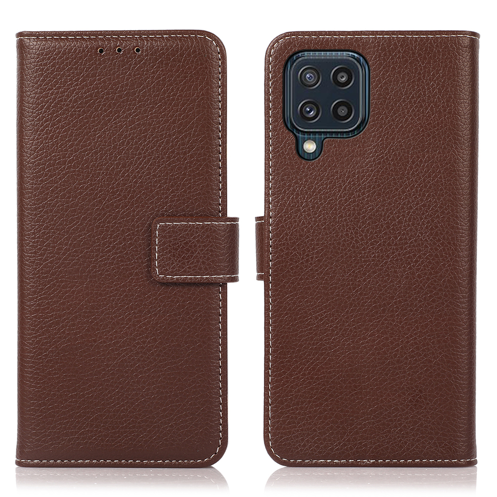 Litchi Texture Anti-fall Leather Wallet Protective Cover Case for Samsung Galaxy M32 (Global Version) - Brown, Galaxy M32 (Global Version) 4G
Litchi Texture Anti-fall Leather Wallet Protective Cover Case for Samsung Galaxy M32 (Global Version) - Brown, Galaxy M32 (Global Version) 4G