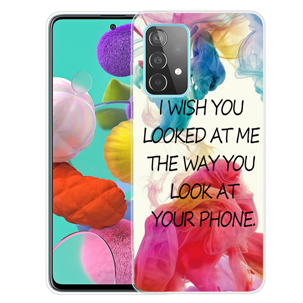 Clear Slim Pattern Printing Soft TPU Anti-Scratch Shockproof Protective Cover for Samsung Galaxy A72 5G / 4G - Looked at Me, Galaxy A72 5G
Clear Slim Pattern Printing Soft TPU Anti-Scratch Shockproof Protective Cover for Samsung Galaxy A72 5G / 4G - Looked at Me, Galaxy A72 5G