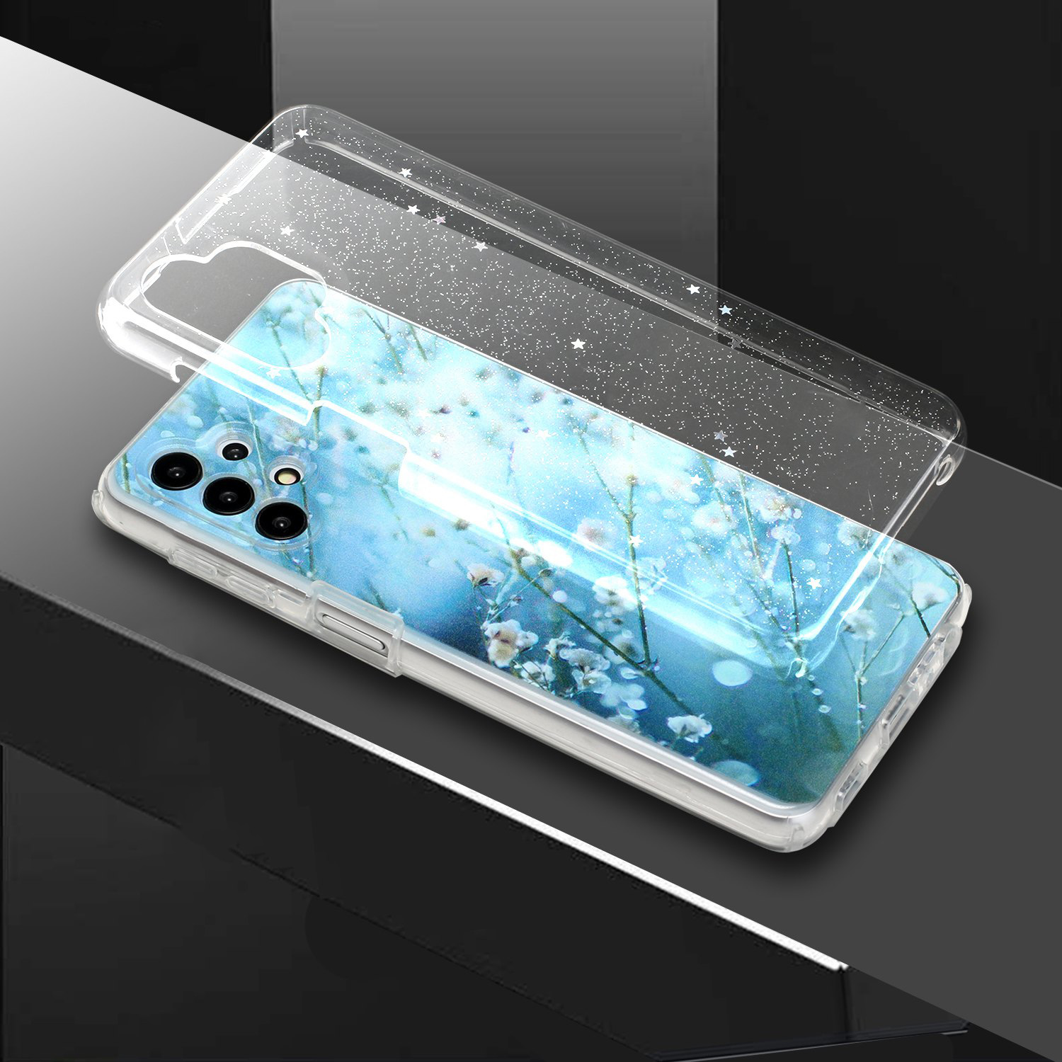 Hard PC + Soft TPU Hybrid Case Epoxy Pattern Printing Phone Shell for Samsung Galaxy A32 5G/M32 5G - Pear Blossom, Galaxy M32 5G
Hard PC + Soft TPU Hybrid Case Epoxy Pattern Printing Phone Shell for Samsung Galaxy A32 5G/M32 5G - Pear Blossom, Galaxy M32 5G