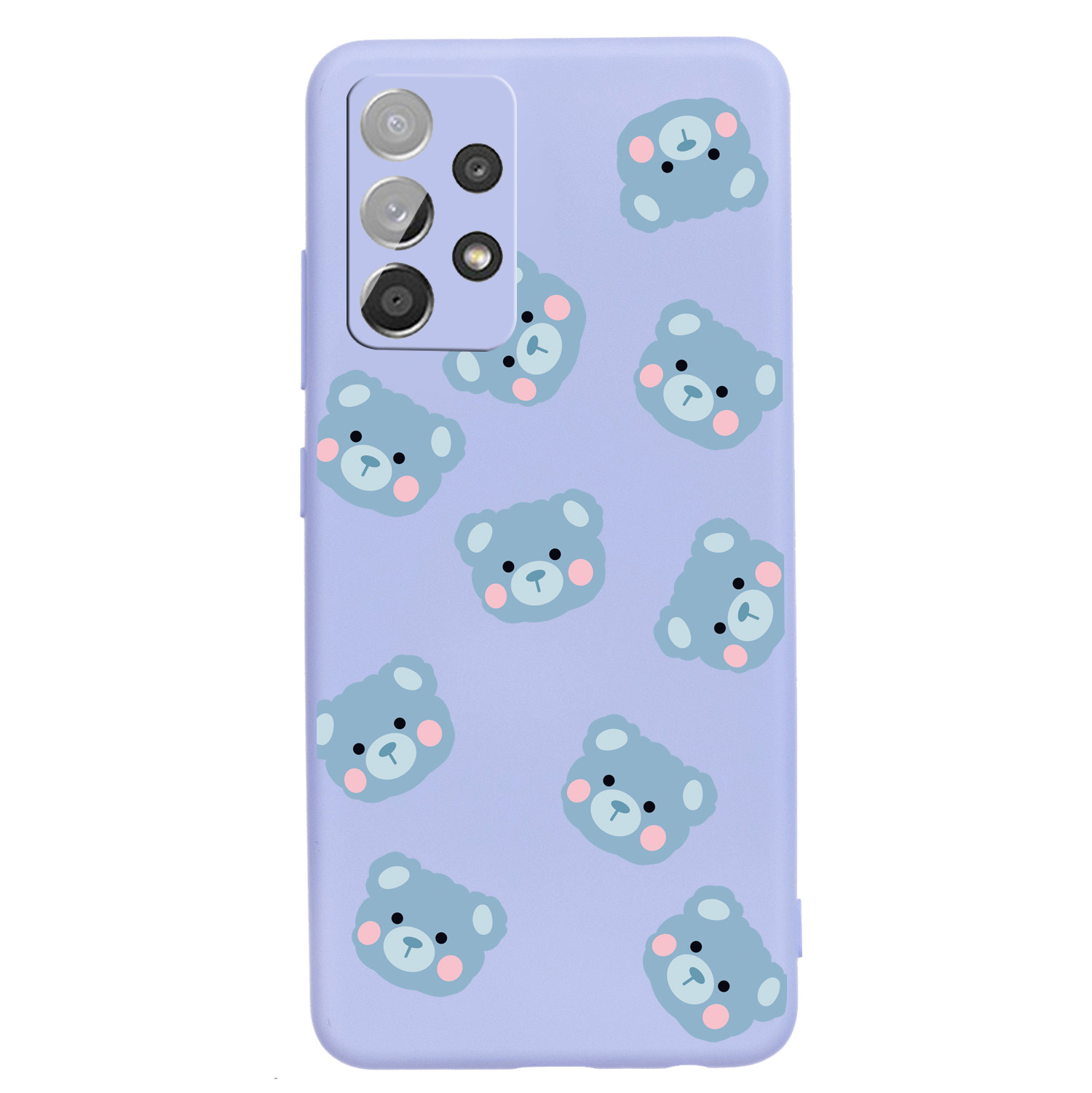 Cartoon Little Bear Pattern Printing Liquid Silicone Bumper Protective Back Cover for Samsung Galaxy A52 4G/5G / A52s 5G - Purple, Galaxy A52 5G
Cartoon Little Bear Pattern Printing Liquid Silicone Bumper Protective Back Cover for Samsung Galaxy A52 4G/5G / A52s 5G - Purple, Galaxy A52 5G