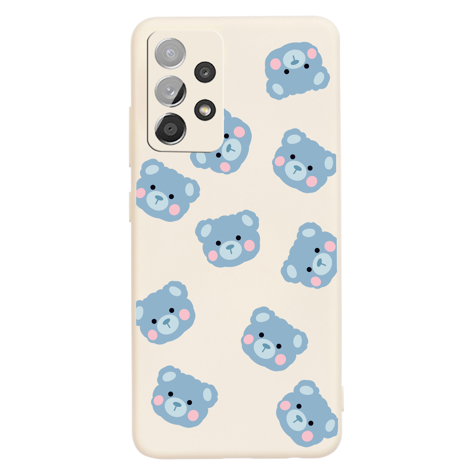 Cartoon Little Bear Pattern Printing Liquid Silicone Bumper Protective Back Cover for Samsung Galaxy A52 4G/5G / A52s 5G - Beige, Galaxy A52 5G
Cartoon Little Bear Pattern Printing Liquid Silicone Bumper Protective Back Cover for Samsung Galaxy A52 4G/5G / A52s 5G - Beige, Galaxy A52 5G