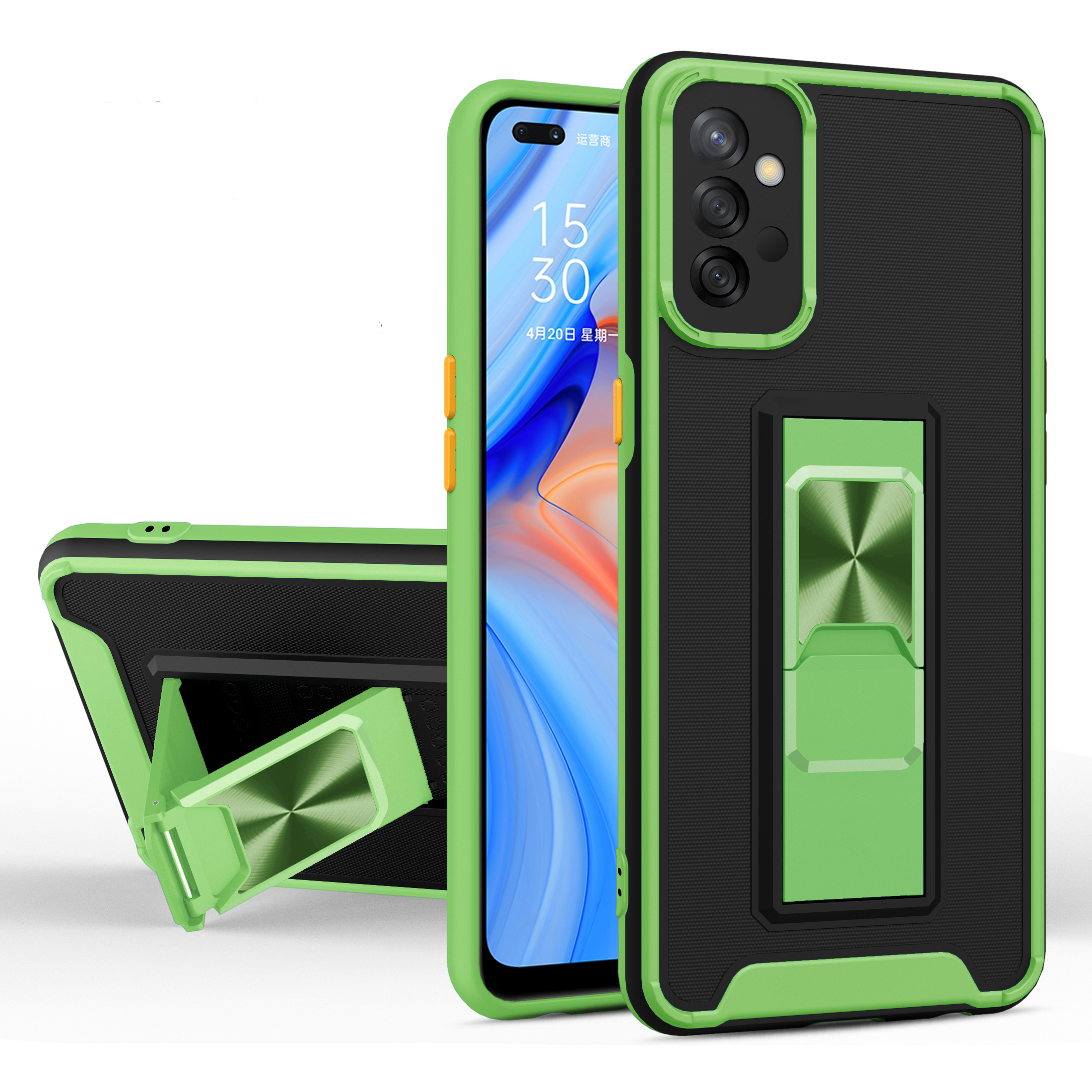 Bi-color PC+TPU Hybrid Cover Feel Sceen Feel с Kickstand Для Samsung Galaxy A32 4G (версия Eu) - Зеленый, Samsung Galaxy A32 4G (EU Version)
Bi-color PC+TPU Hybrid Cover Feel Sceen Feel с Kickstand Для Samsung Galaxy A32 4G (версия Eu) - Зеленый, Samsung Galaxy A32 4G (EU Version)