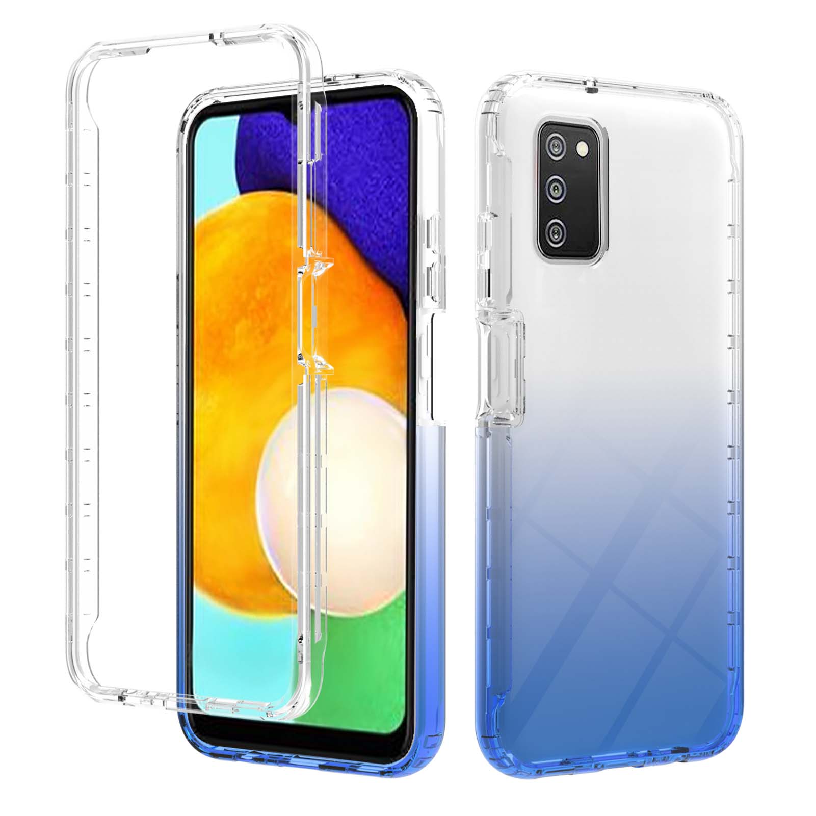 2 В 1 Slim Fit Gradient Color Heavy Duty Shopproupt Полное Тело Защитный Жесткий ПК Бампер + Мягкий TPU Задняя Крышка Для Samsung Galaxy A03 - Градиент Синий, Galaxy A03s (166.5 x 75.98 x 9.14mm)
2 В 1 Slim Fit Gradient Color Heavy Duty Shopproupt Полное Тело Защитный Жесткий ПК Бампер + Мягкий TPU Задняя Крышка Для Samsung Galaxy A03 - Градиент Синий, Galaxy A03s (166.5 x 75.98 x 9.14mm)