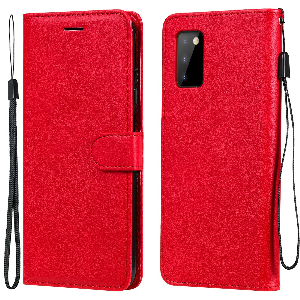 KT Leather Series-2 Solid Color PU Leather Phone Case Wallet Stand Cover with Strap for Samsung Galaxy A03s (166.5 x 75.98 x 9.14mm) - Red, Samsung Galaxy A03s (166.5 x 75.98 x 9.14mm)
KT Leather Series-2 Solid Color PU Leather Phone Case Wallet Stand Cover with Strap for Samsung Galaxy A03s (166.5 x 75.98 x 9.14mm) - Red, Samsung Galaxy A03s (166.5 x 75.98 x 9.14mm)