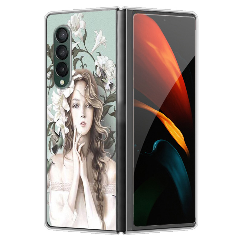 Pattern Printing Design Anti-Drop Hard PC Back Shockproof Protective Case for Samsung Galaxy Z Fold3 5G - Morning Glory Girl, Galaxy Z Fold3 5G
Pattern Printing Design Anti-Drop Hard PC Back Shockproof Protective Case for Samsung Galaxy Z Fold3 5G - Morning Glory Girl, Galaxy Z Fold3 5G