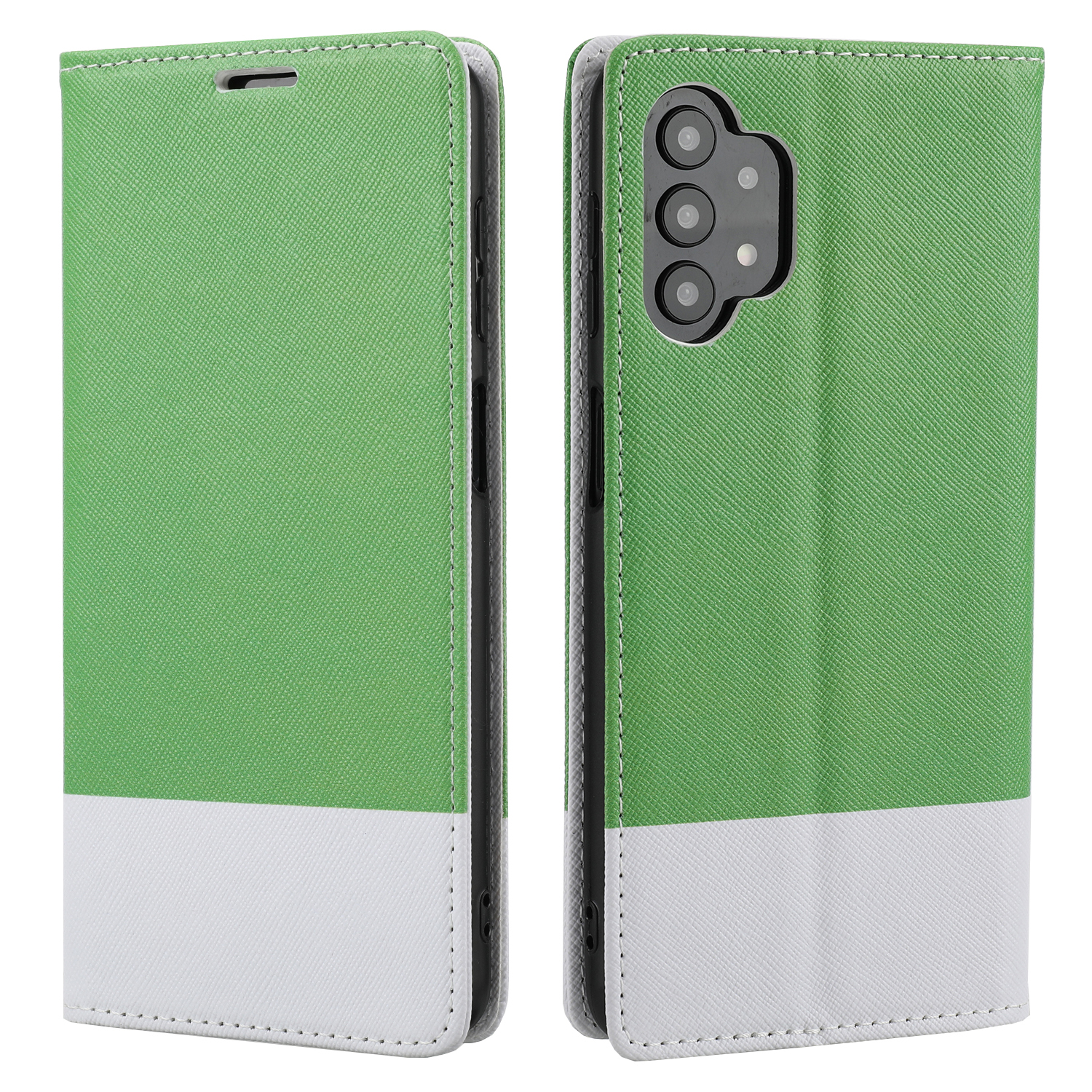 Cross Texture Dual-color Splicing PU Leather Wallet Stand Case for Samsung Galaxy A32 4G (EU Version) - Green, Samsung Galaxy A32 4G (EU Version)
Cross Texture Dual-color Splicing PU Leather Wallet Stand Case for Samsung Galaxy A32 4G (EU Version) - Green, Samsung Galaxy A32 4G (EU Version)