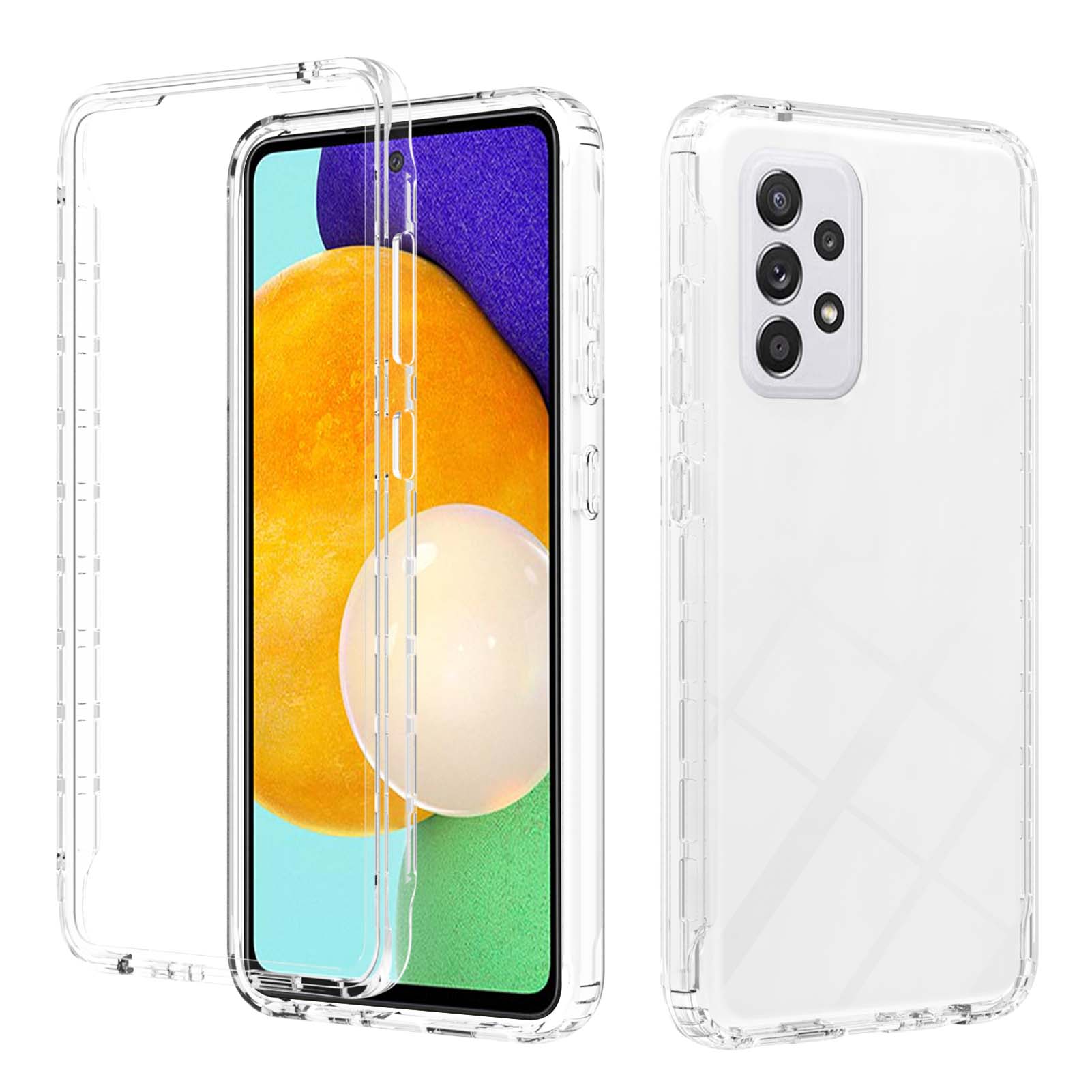 Transparent Gradient Color 2-in-1 Dual-Layer Slim Fit Hybrid PC Front Frame + TPU Back Cover Phone Case for Samsung Galaxy A52 4G/A52 5G/A52s 5G - Transparent, Galaxy A52 4G
Transparent Gradient Color 2-in-1 Dual-Layer Slim Fit Hybrid PC Front Frame + TPU Back Cover Phone Case for Samsung Galaxy A52 4G/A52 5G/A52s 5G - Transparent, Galaxy A52 4G