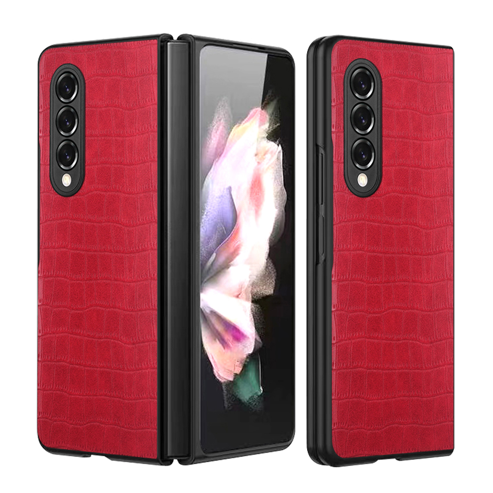 Crocodile Texture PU Leather Coated Hard PC Phone Back Cover Case for Samsung Galaxy Z Fold3 5G - Red, Galaxy Z Fold3 5G
Crocodile Texture PU Leather Coated Hard PC Phone Back Cover Case for Samsung Galaxy Z Fold3 5G - Red, Galaxy Z Fold3 5G