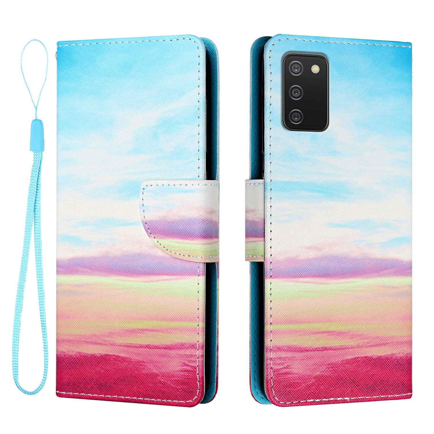 Cross Texture Pattern Printing PU Leather Phone Case Shell with Wallet Stand for Samsung Galaxy A03s (166.5 x 75.98 x 9.14mm) - Rainbow, Samsung Galaxy A03s (166.5 x 75.98 x 9.14mm)
Cross Texture Pattern Printing PU Leather Phone Case Shell with Wallet Stand for Samsung Galaxy A03s (166.5 x 75.98 x 9.14mm) - Rainbow, Samsung Galaxy A03s (166.5 x 75.98 x 9.14mm)