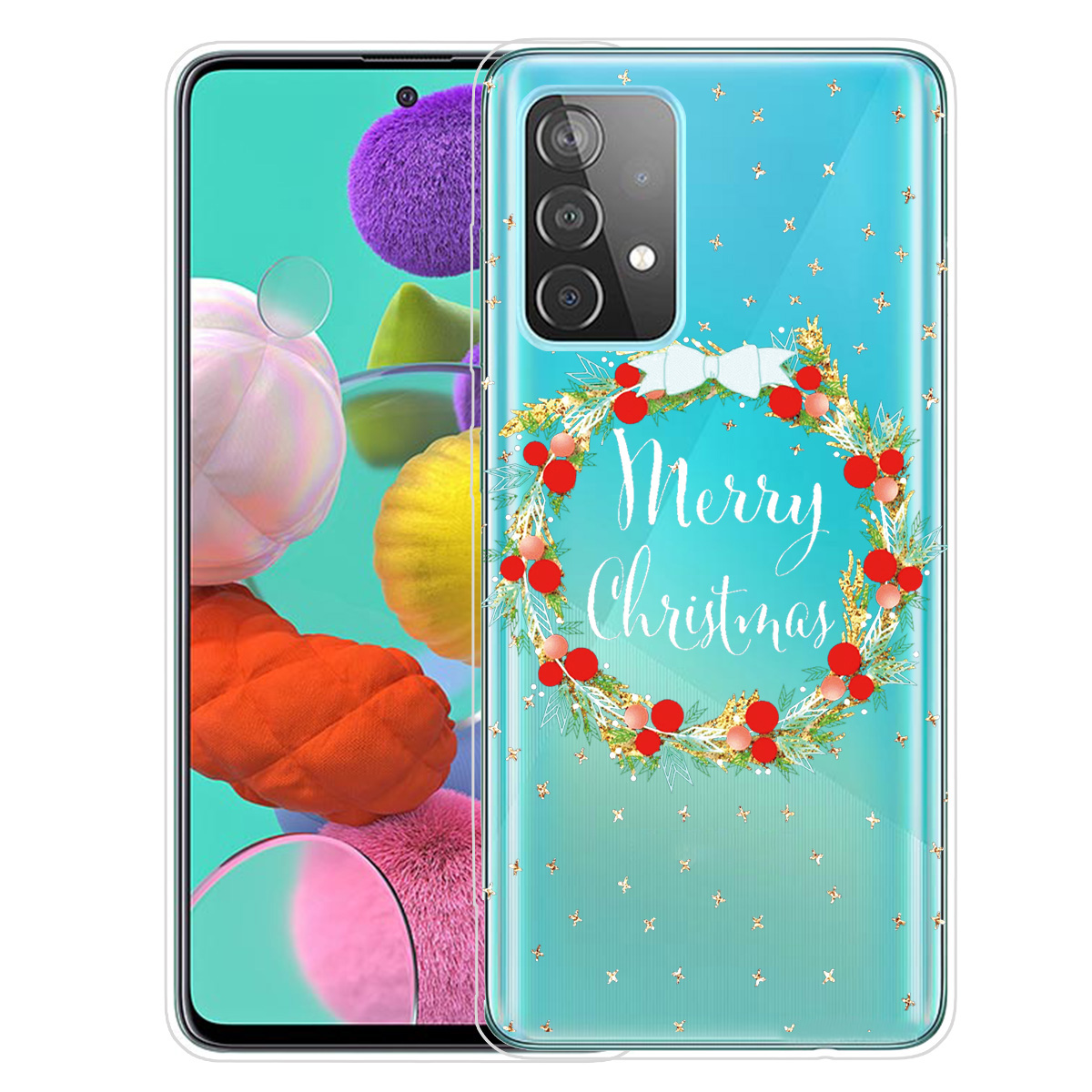 Рождественский Декор Шаблон Печать Тонкий Мягкий IMD TPU Футляр Для Samsung Galaxy A52 5G / 4G. / A52S 5G - Рождественский Венок, Galaxy A52 5G
Рождественский Декор Шаблон Печать Тонкий Мягкий IMD TPU Футляр Для Samsung Galaxy A52 5G / 4G. / A52S 5G - Рождественский Венок, Galaxy A52 5G