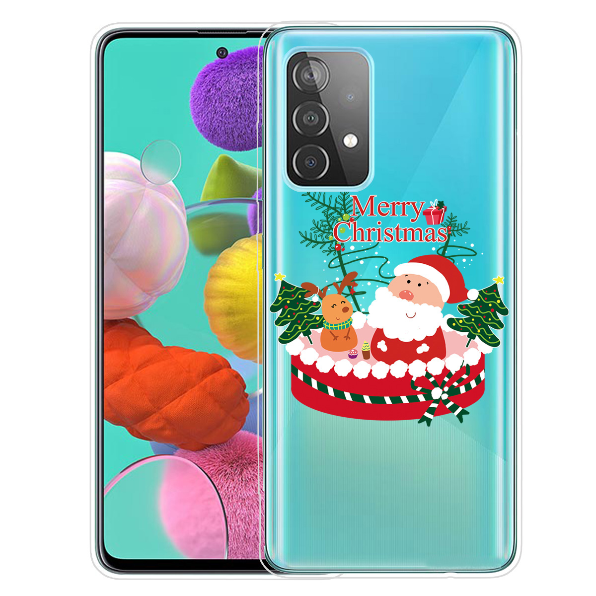 Узор На Рождественской Серии Pattern Photion IMD Мягкий TPU Прозрачный Защитный Чехол Для Samsung Galaxy A72 5G / 4G. - Санта И Маленький Олень, Galaxy A72 5G
Узор На Рождественской Серии Pattern Photion IMD Мягкий TPU Прозрачный Защитный Чехол Для Samsung Galaxy A72 5G / 4G. - Санта И Маленький Олень, Galaxy A72 5G