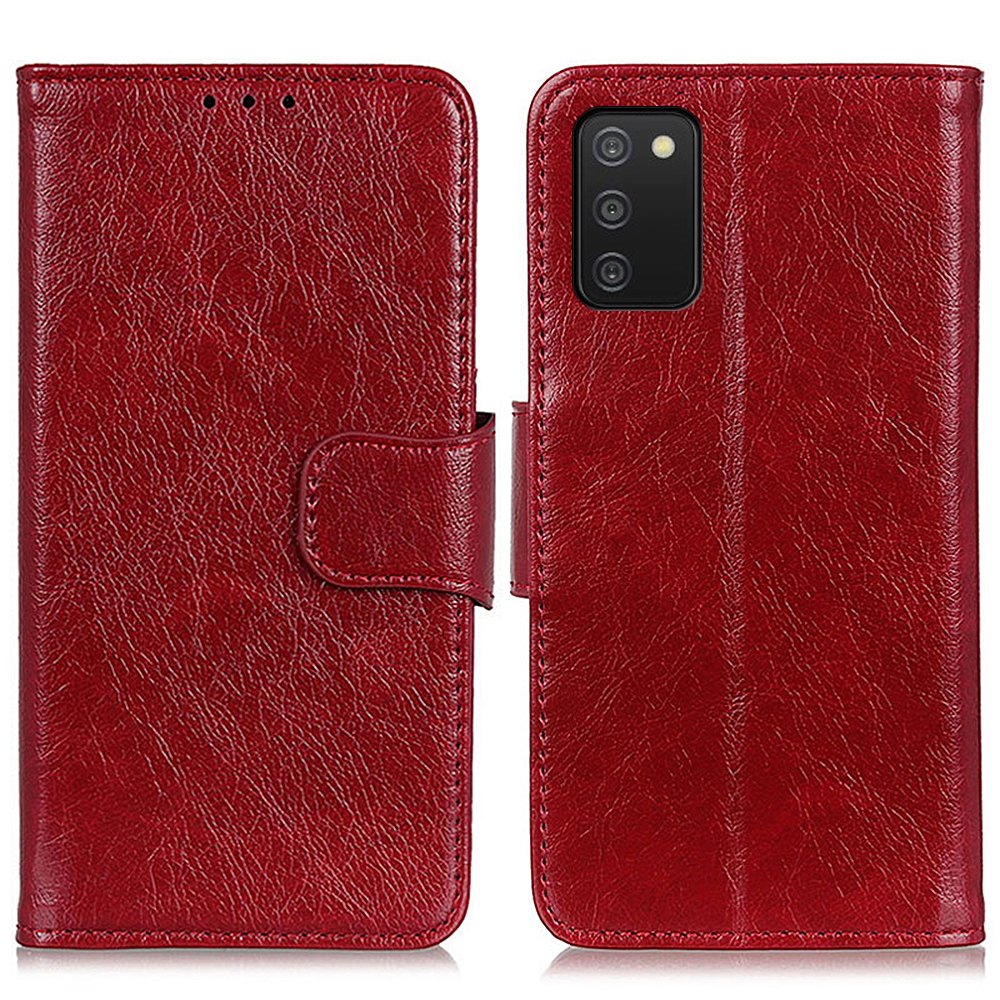 Nappa Texture Stand Wallet Split Leather Case Inner TPU Phone Case for Samsung Galaxy A03s (164.2 x 75.9 x 9.1mm) - Red, Galaxy A03s (164.2 x 75.9 x 9.1mm)
Nappa Texture Stand Wallet Split Leather Case Inner TPU Phone Case for Samsung Galaxy A03s (164.2 x 75.9 x 9.1mm) - Red, Galaxy A03s (164.2 x 75.9 x 9.1mm)