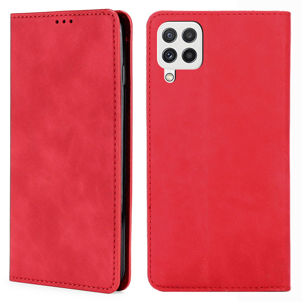 Full Coverage Magnetic Auto-absorbed Skin-touch Feeling PU Leather Flip Case with Card Slots for Samsung Galaxy A22 4G (EU Version) - Red, Galaxy A22 4G (EU Version)
Full Coverage Magnetic Auto-absorbed Skin-touch Feeling PU Leather Flip Case with Card Slots for Samsung Galaxy A22 4G (EU Version) - Red, Galaxy A22 4G (EU Version)