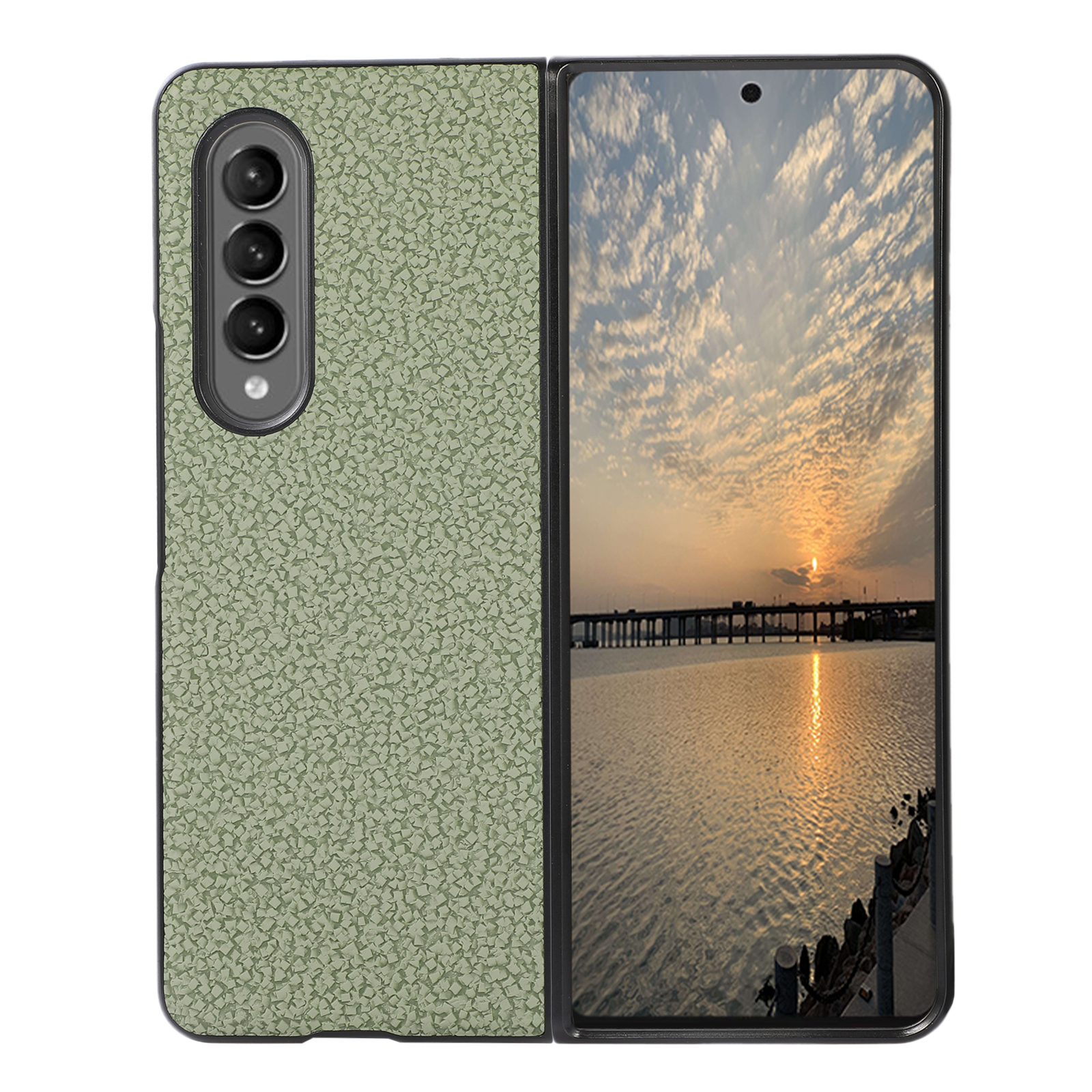 Magic Cube Textured PU Кожаное Покрытие PC Phone Guard Case Для Samsung Galaxy Z Fold3 5G - Зеленый, Galaxy Z Fold3 5G
Magic Cube Textured PU Кожаное Покрытие PC Phone Guard Case Для Samsung Galaxy Z Fold3 5G - Зеленый, Galaxy Z Fold3 5G