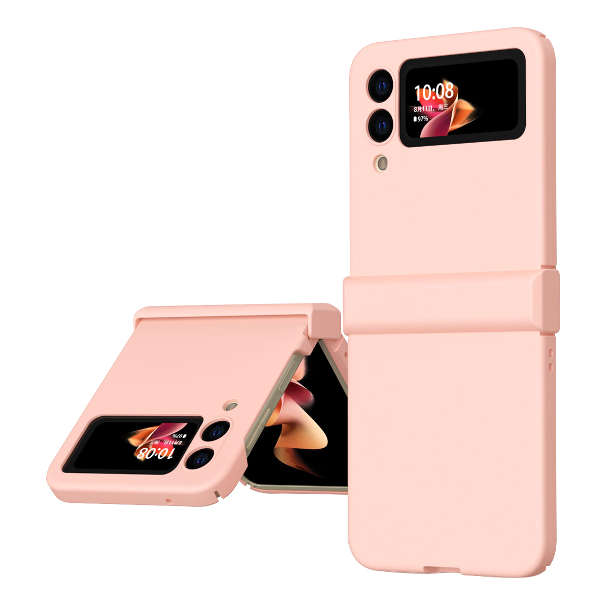 Flip Hard PC Case Anti-Drop Shock-Absorbed Phone Cover for Samsung Galaxy Z Flip3 5G - Pink, Samsung Galaxy Z Flip3 5G
Flip Hard PC Case Anti-Drop Shock-Absorbed Phone Cover for Samsung Galaxy Z Flip3 5G - Pink, Samsung Galaxy Z Flip3 5G