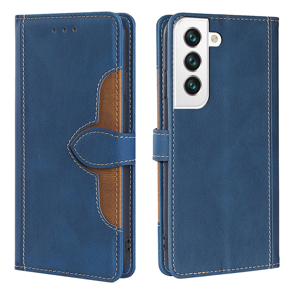 Color Matching Straw Hat Pattern Splicing Design PU Leather + Inner TPU Shock-Absorbed Phone Cover Case for Samsung Galaxy S22+ 5G - Blue, Galaxy S22+ 5G
Color Matching Straw Hat Pattern Splicing Design PU Leather + Inner TPU Shock-Absorbed Phone Cover Case for Samsung Galaxy S22+ 5G - Blue, Galaxy S22+ 5G