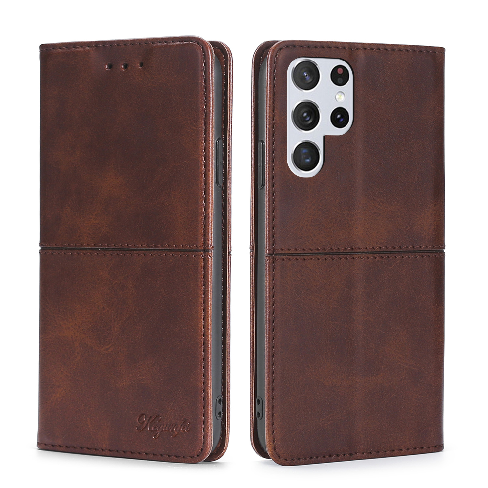 Auto-absorbed Leather Stand Protector Case with Card Slots for Samsung Galaxy S22 Ultra 5G - Dark Brown, Galaxy S22 Ultra 5G
Auto-absorbed Leather Stand Protector Case with Card Slots for Samsung Galaxy S22 Ultra 5G - Dark Brown, Galaxy S22 Ultra 5G