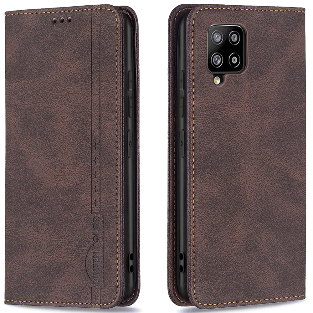 BINFEN COLOR BF08 RFID Blocking Full Protection PU Leather Stand Wallet Phone Case Cover for Samsung Galaxy A42 5G - Brown, Galaxy A42 5G
BINFEN COLOR BF08 RFID Blocking Full Protection PU Leather Stand Wallet Phone Case Cover for Samsung Galaxy A42 5G - Brown, Galaxy A42 5G