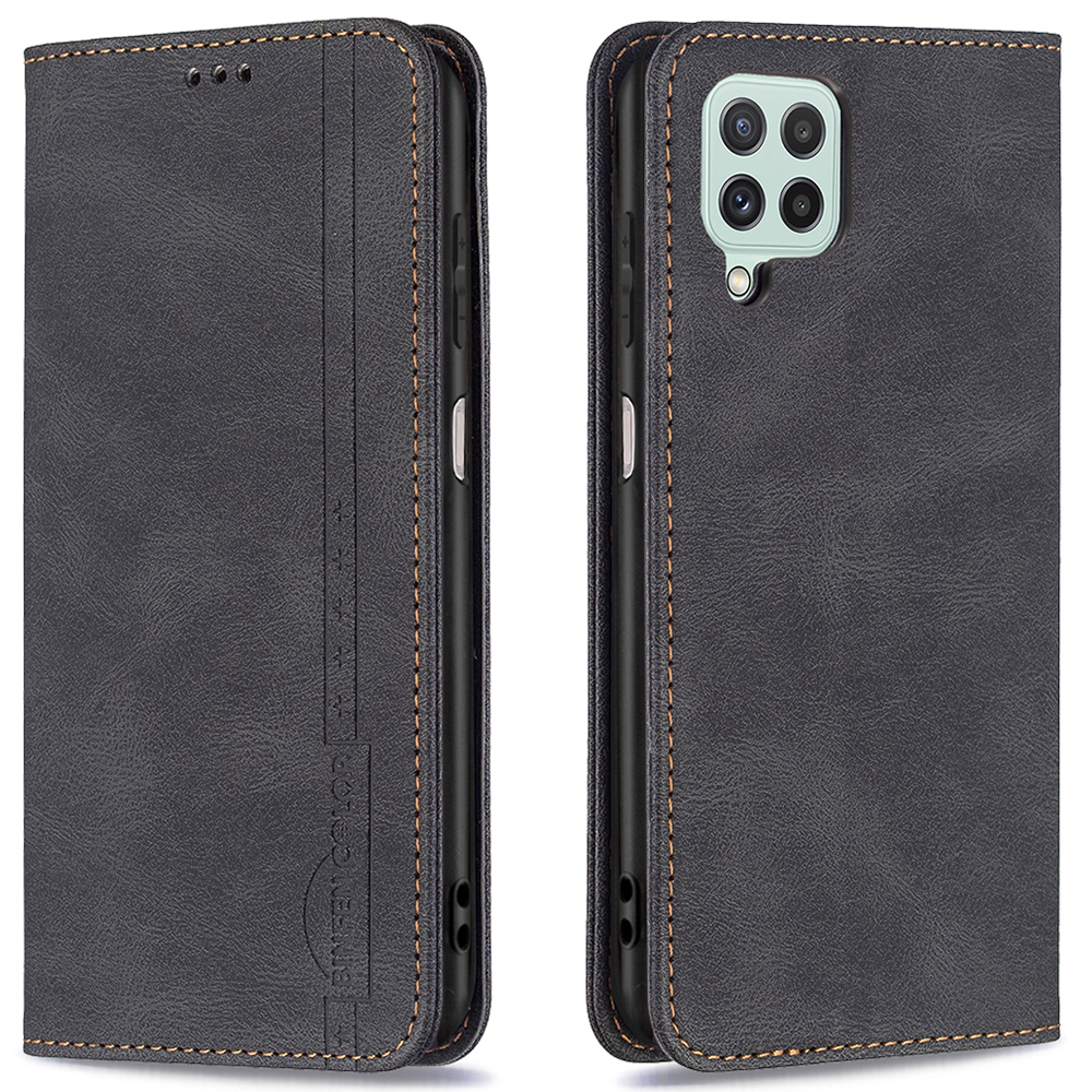 BINFEN COLOR Scratch Resistant RFID Blocking Design Quality PU Leather Phone Case Stand Cover for Samsung Galaxy A22 4G (EU Version) - Black, Galaxy A22 4G (EU Version)
BINFEN COLOR Scratch Resistant RFID Blocking Design Quality PU Leather Phone Case Stand Cover for Samsung Galaxy A22 4G (EU Version) - Black, Galaxy A22 4G (EU Version)