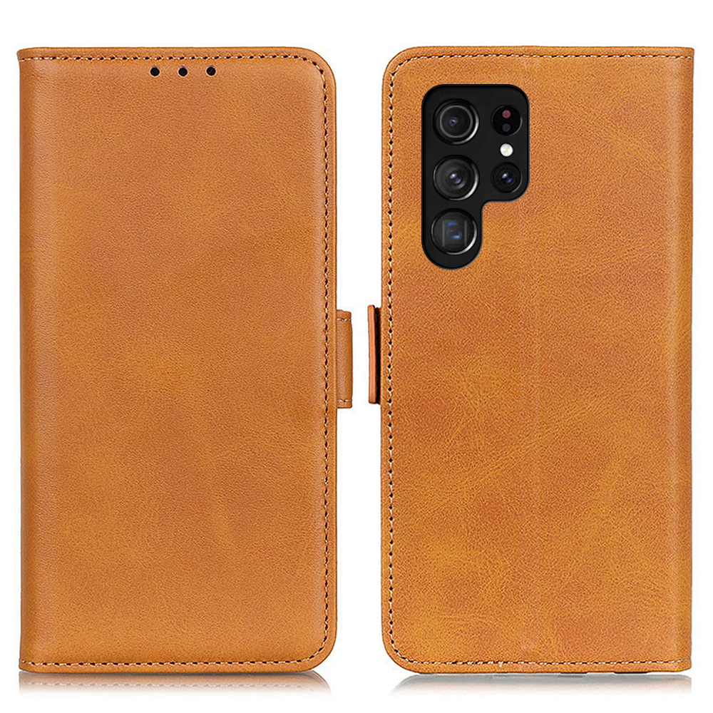 PU Leather Flip Wallet Stand Folio Cover Shockproof Soft TPU Protective Interior Case for Samsung Galaxy S22 Ultra 5G - Brown, Galaxy S22 Ultra 5G
PU Leather Flip Wallet Stand Folio Cover Shockproof Soft TPU Protective Interior Case for Samsung Galaxy S22 Ultra 5G - Brown, Galaxy S22 Ultra 5G